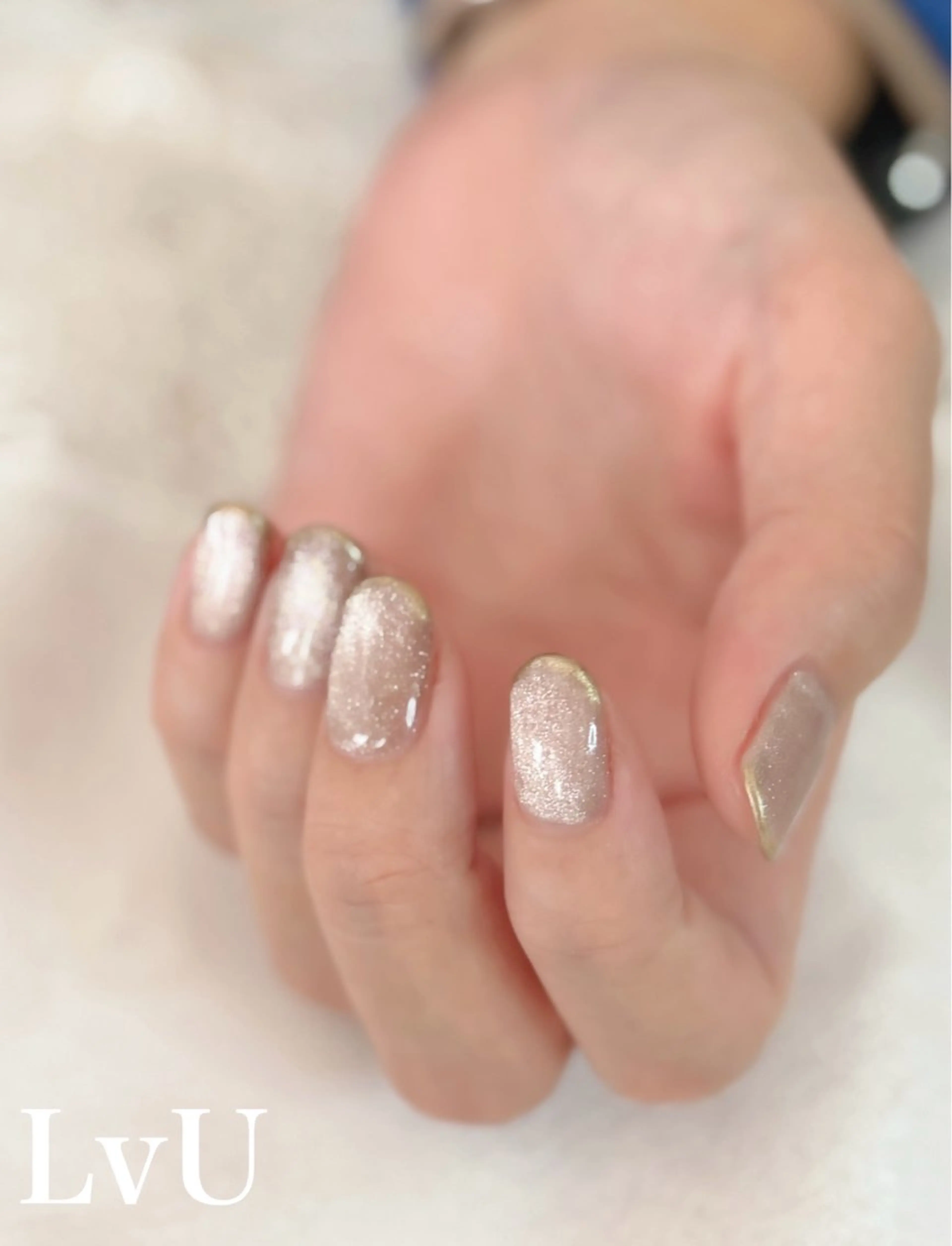 ネイル マグネットネイル ミラーネイル ハンドネイル ハンドケア LvU(ラブユー) Asayamaのネイルデザイン