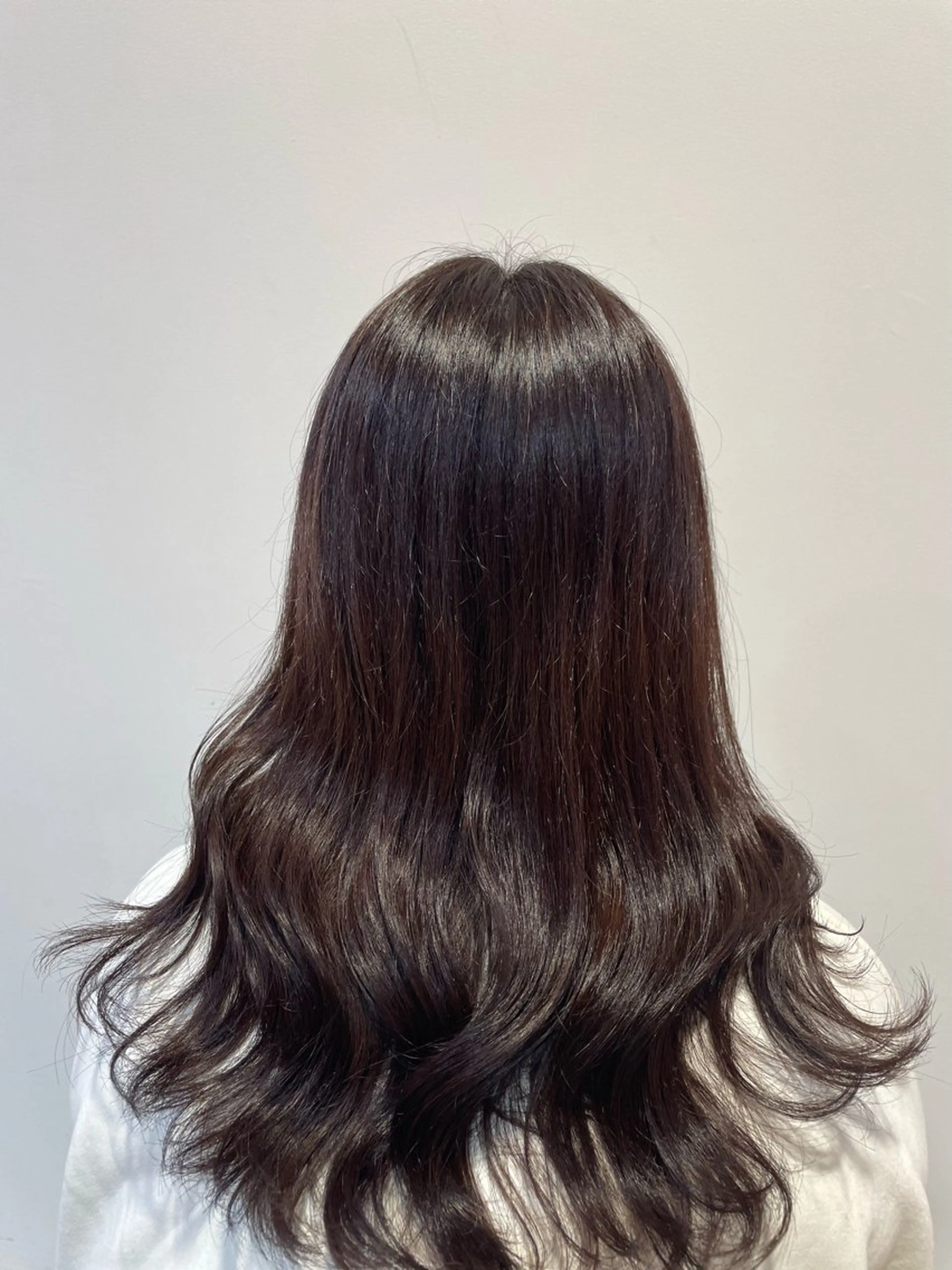 カラー ブリーチ ブラウンカラー ナチュラルブラウン ブリーチなしカラー たけみ りさのヘアスタイル