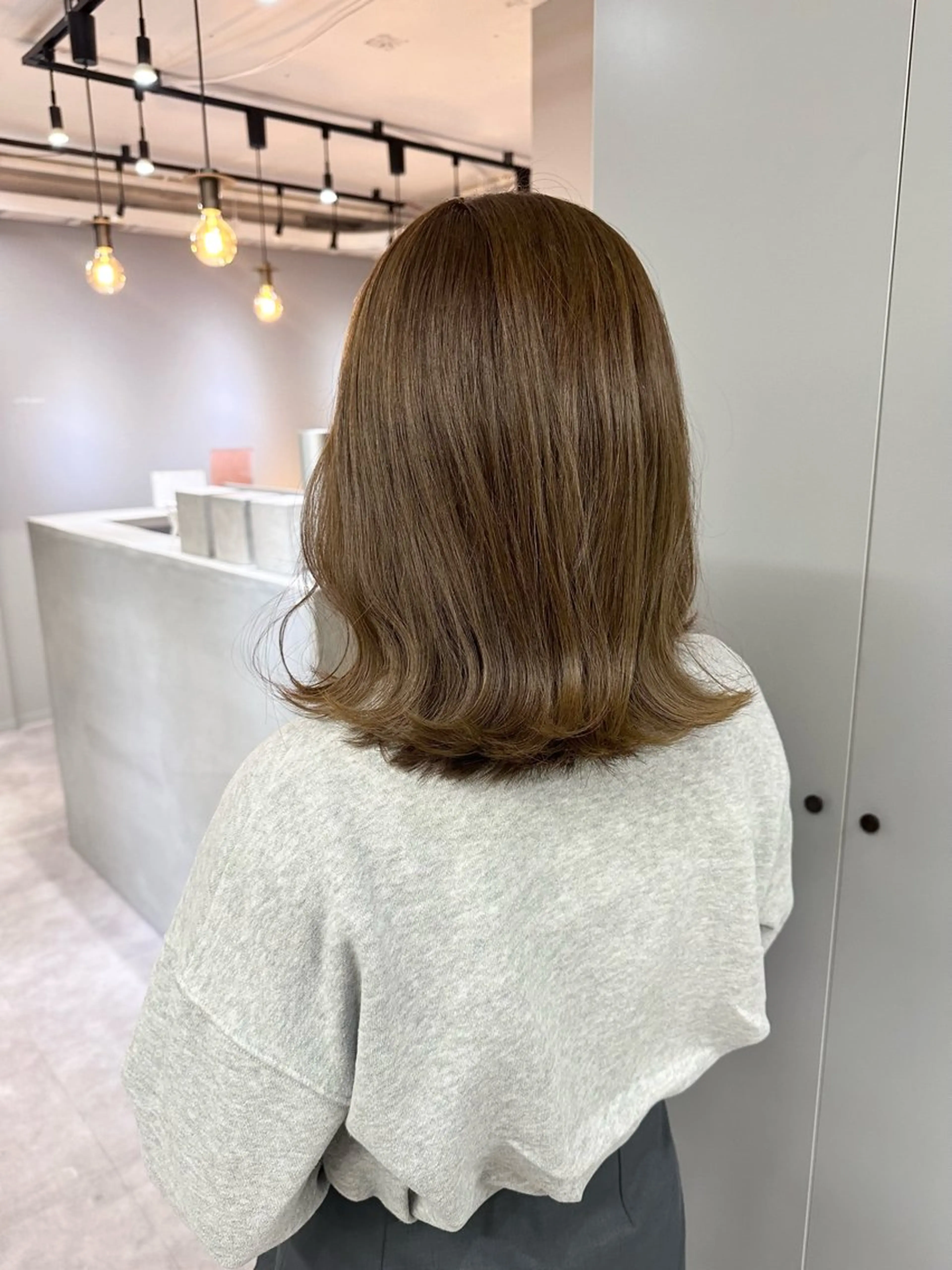 ミディアム 似合わせcut/艶 color🫧ひかりのヘアスタイル