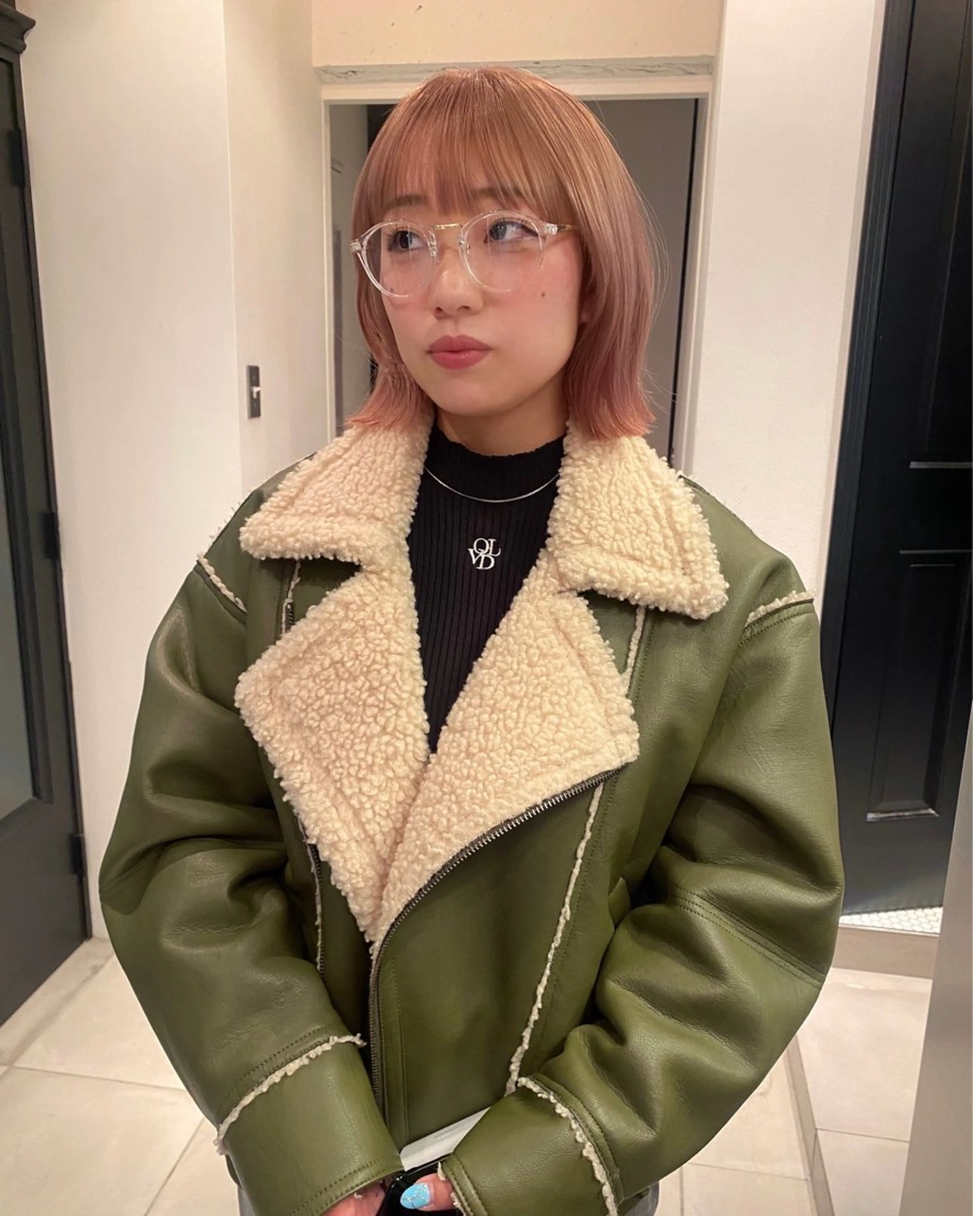 ショート riria/ボブ /透明感カラー🎀のヘアスタイル