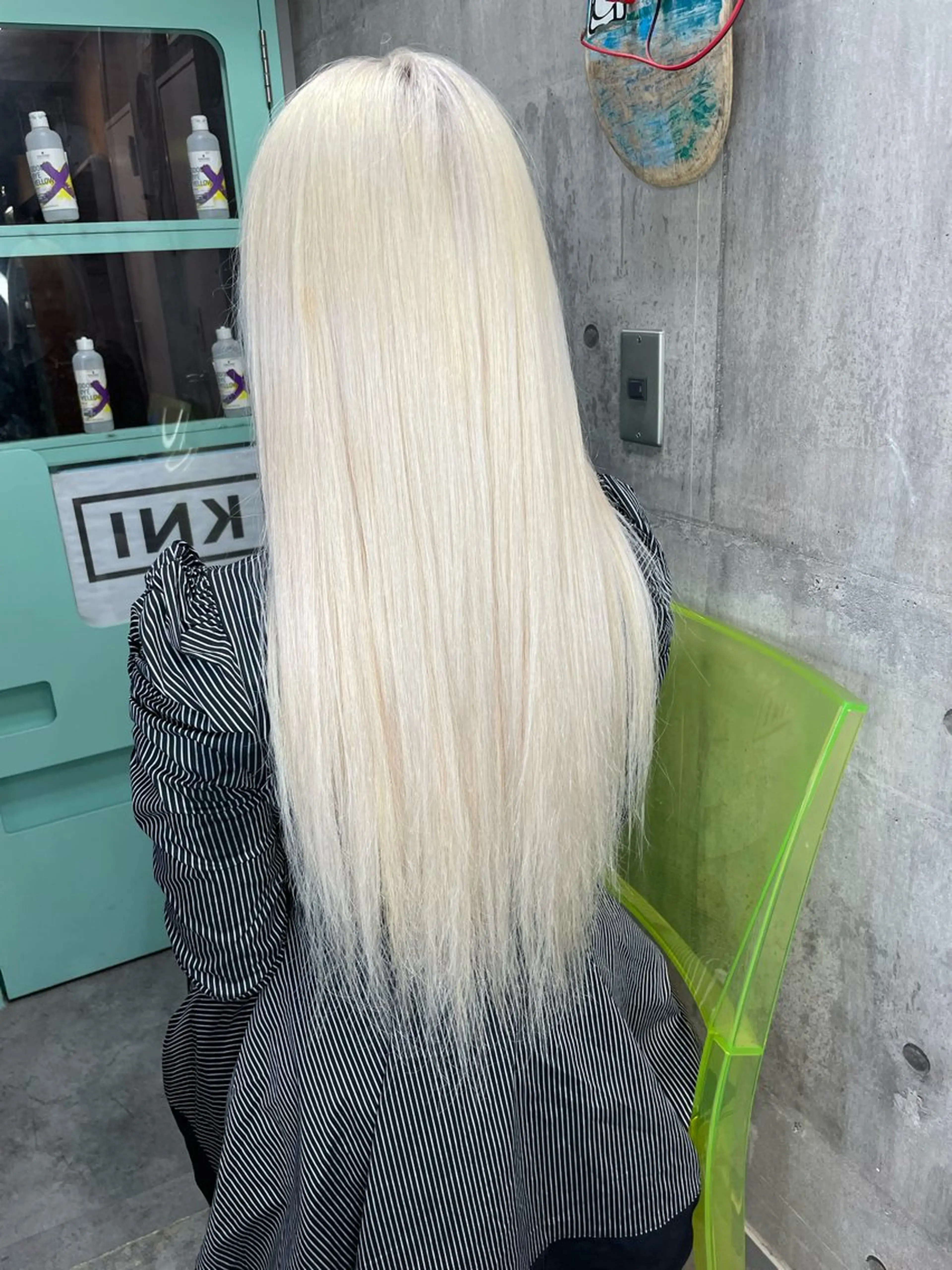 【最先端】❤️エフェクトブリーチ2回+カラー+高濃度処理髪質改善【複雑履歴の対応やホワイトにしたい方へ!】の写真