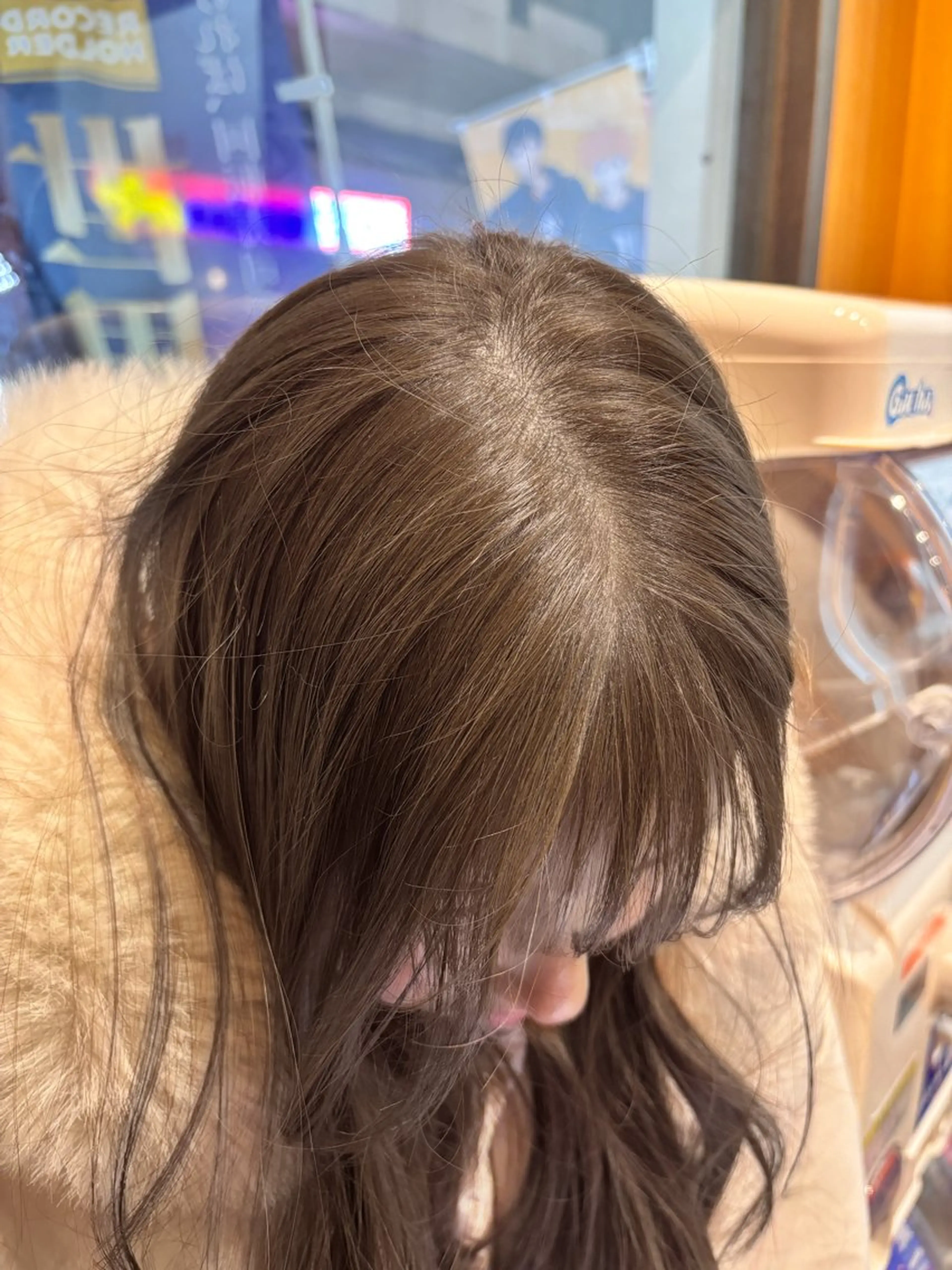 ロング カラー ベージュカラー ヘーゼル ヘアカラー ヘーゼルベージュ/ 赤み消し/はるのヘアスタイル