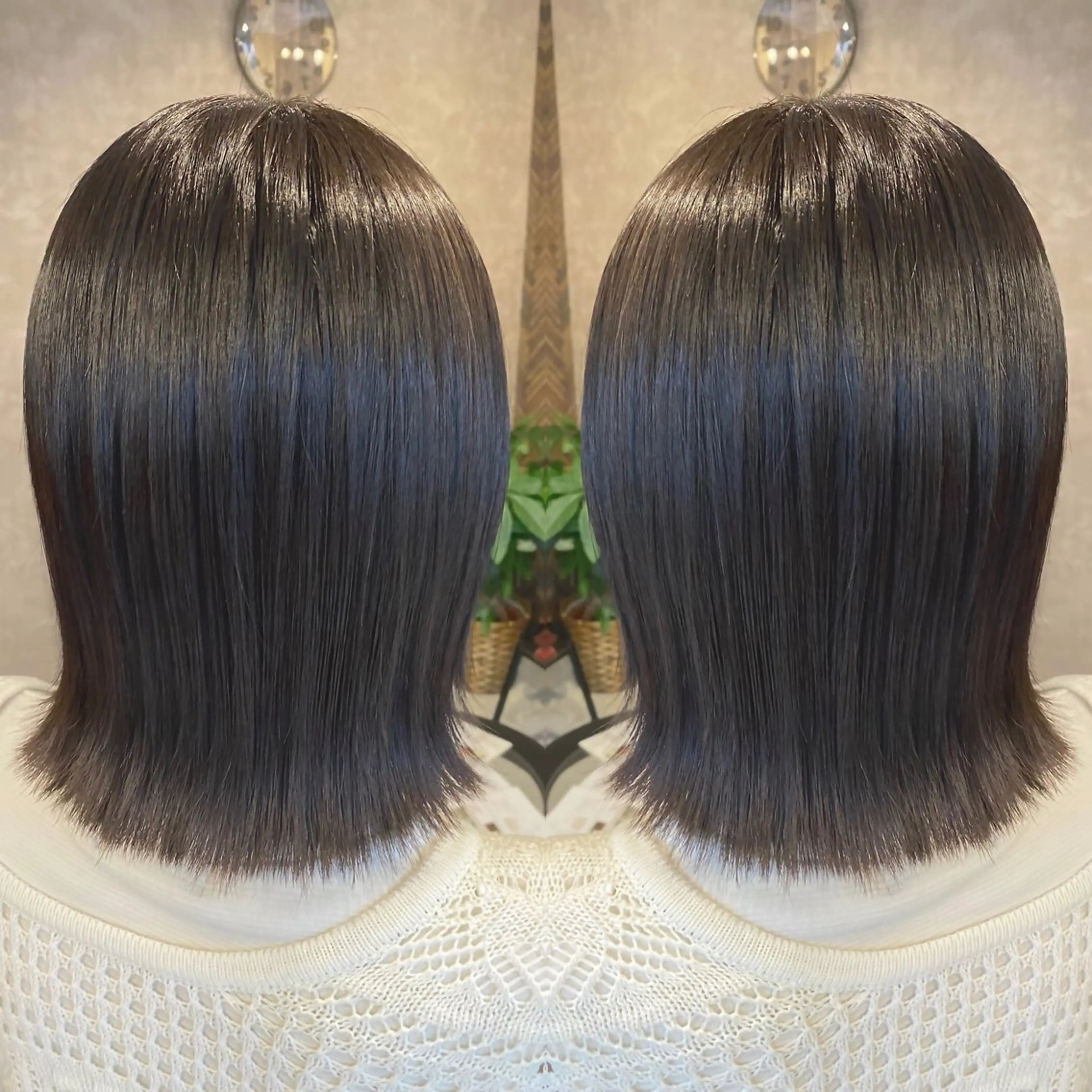 ミディアム カラー tocca 💜石田愛結💜のヘアスタイル