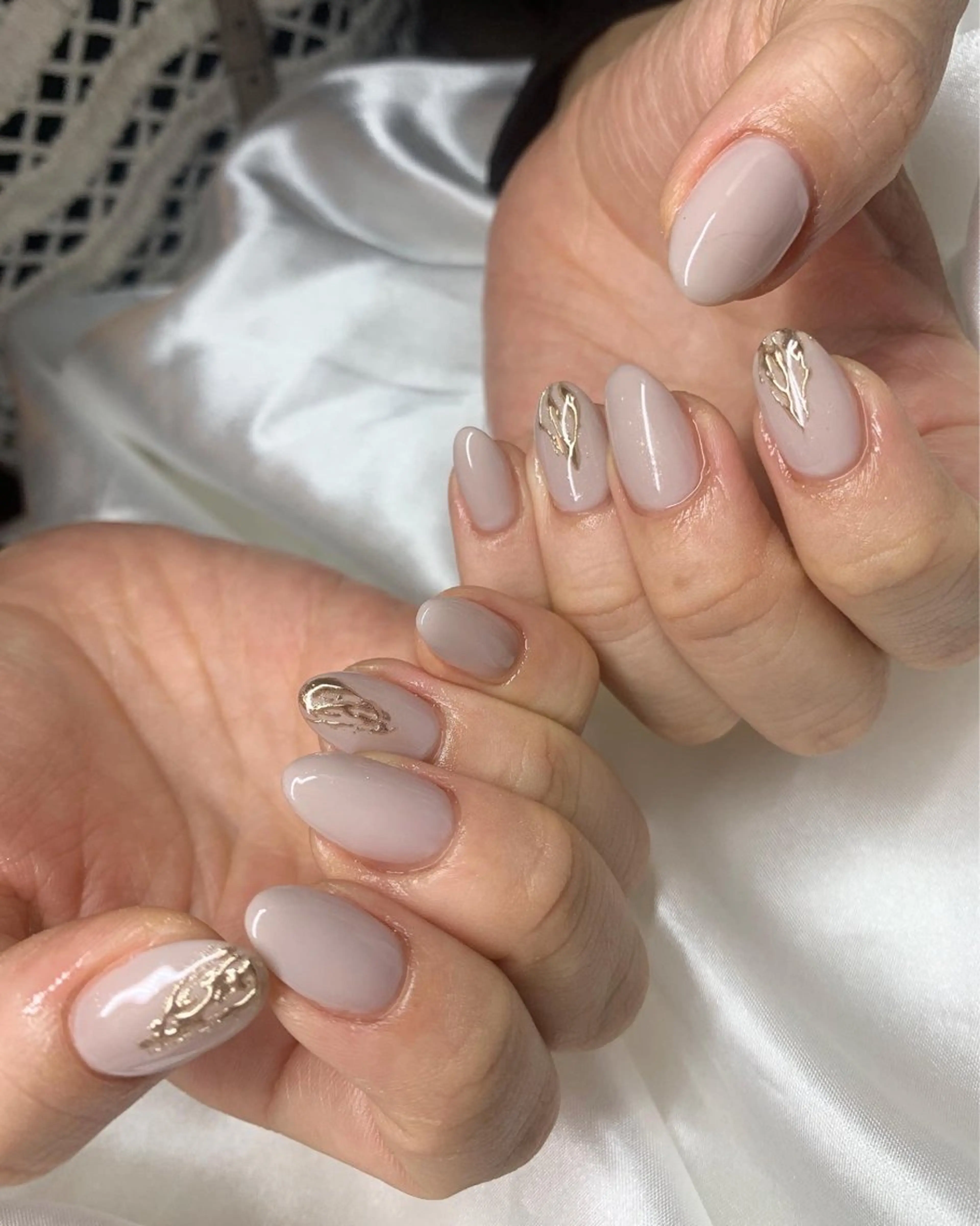 ネイル 持ち込み ワンカラーネイル スカルプネイル happiness nailのネイルデザイン
