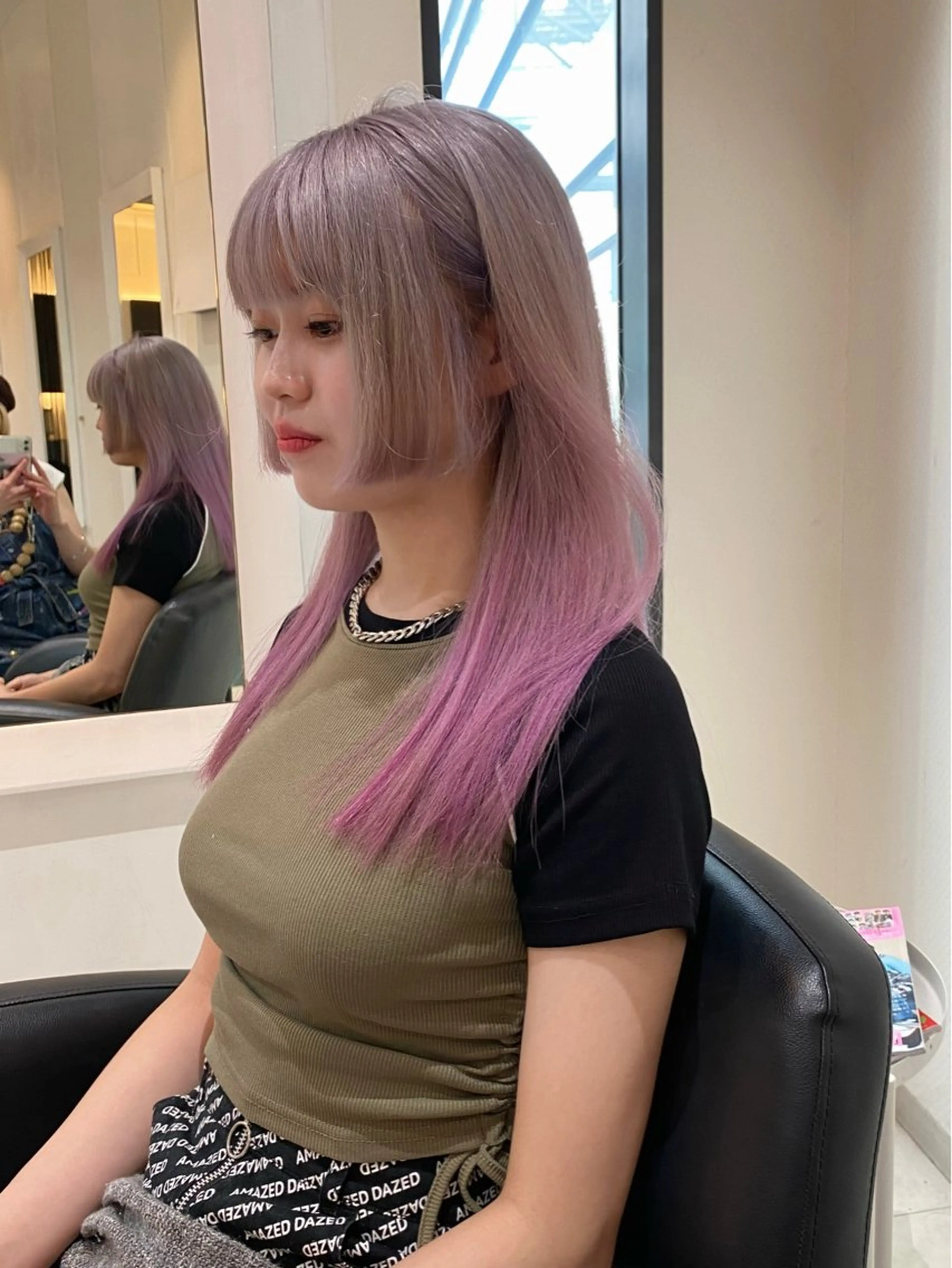 ロング カラー カット ヘアカラー トリートメント mai / linoah˚✧のヘアスタイル