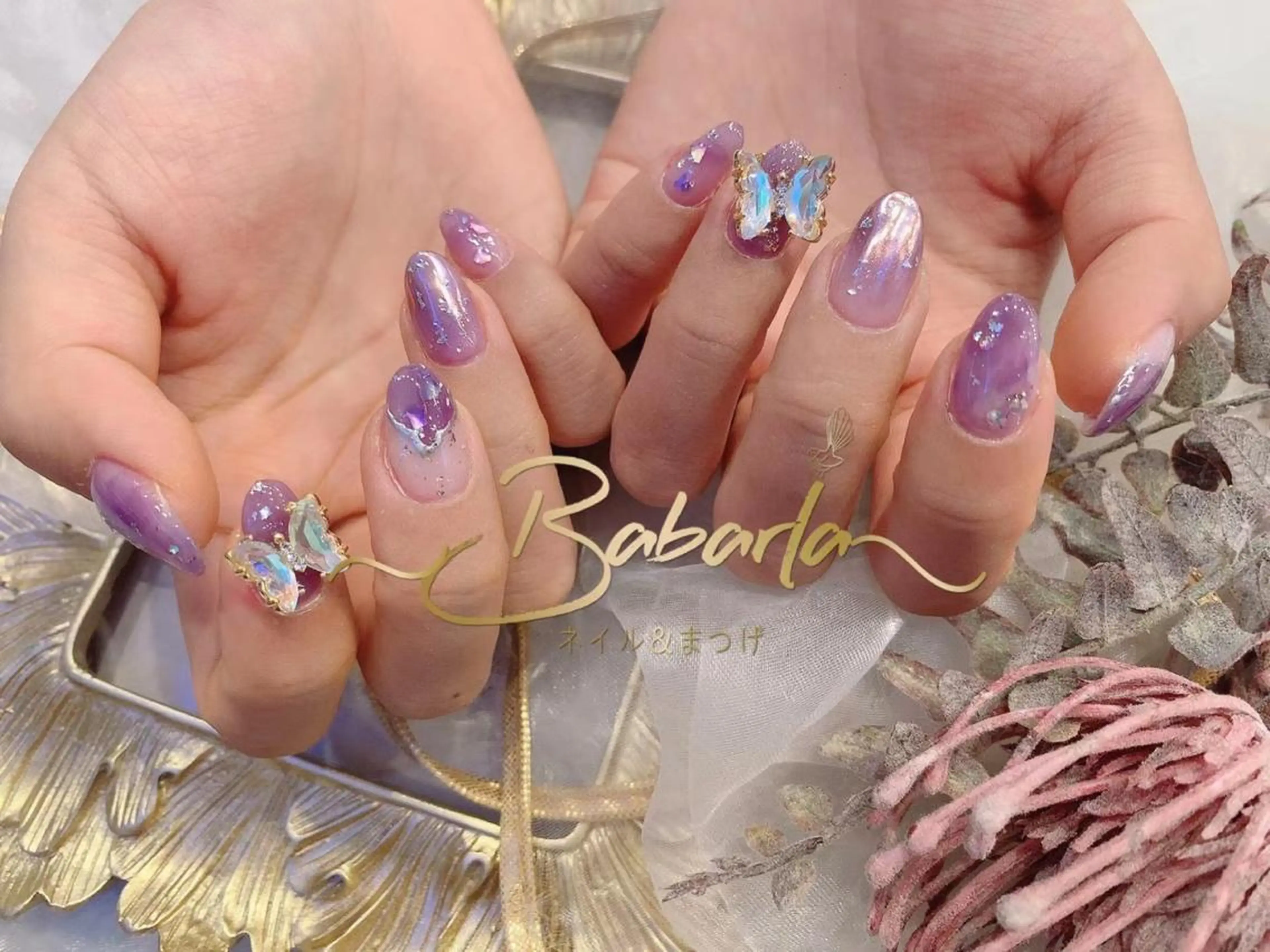 ネイル ミラーネイル Babarla nailのネイルデザイン