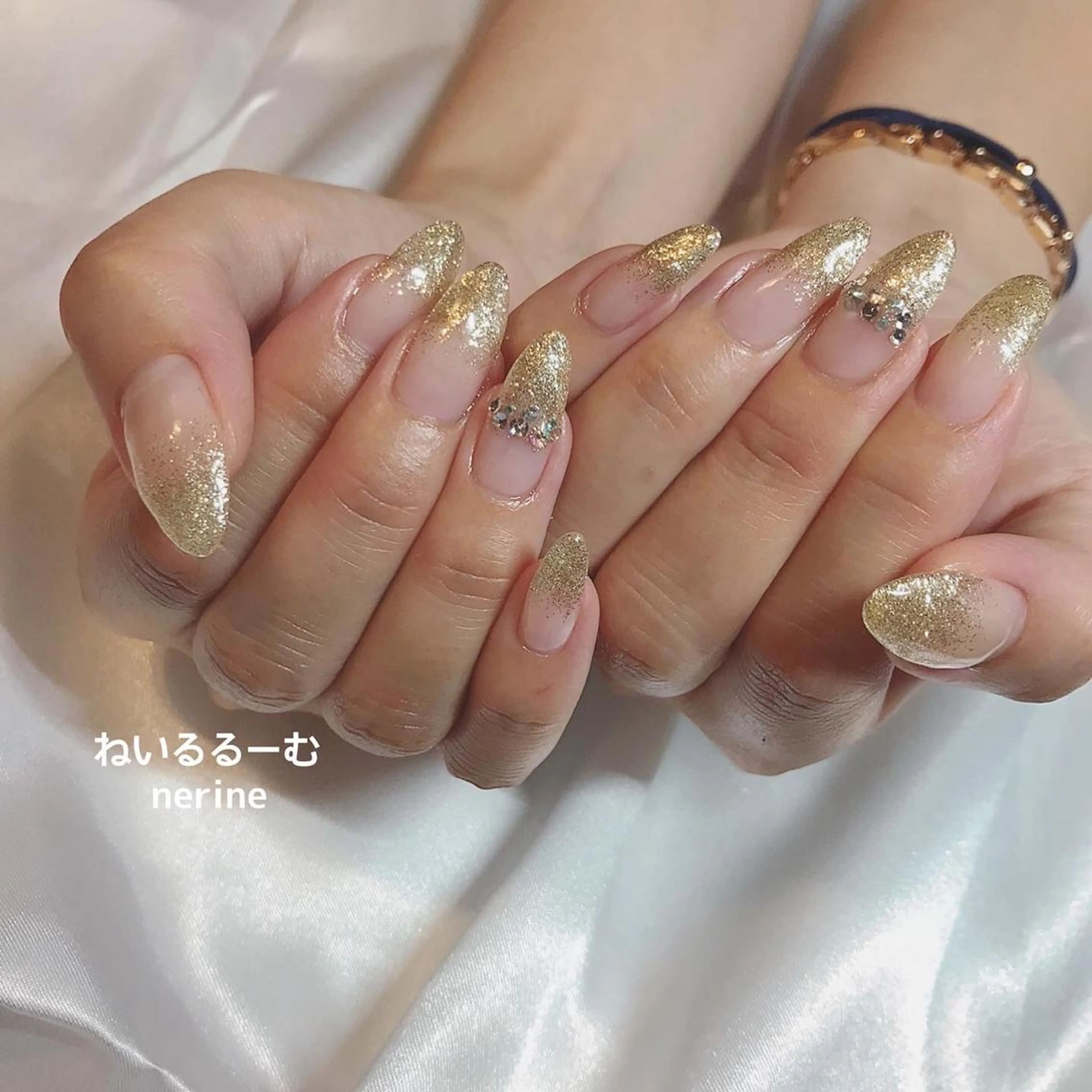 ネイル ラメ(グリッター) NAILST Naomiのネイルデザイン