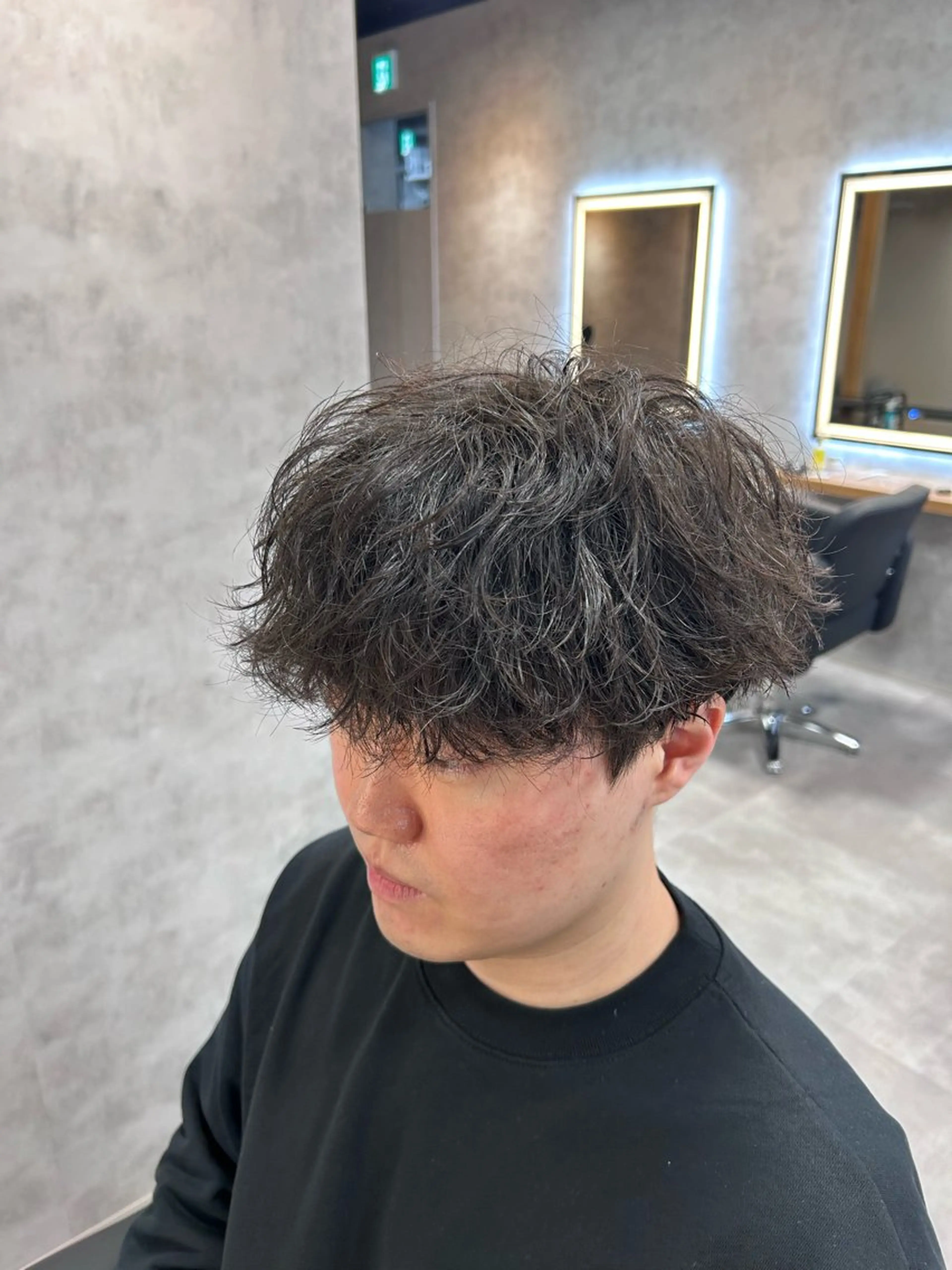 ショート カラー パーマ メンズ メンズパーマ カット メンズ特化 👑YUTAのヘアスタイル