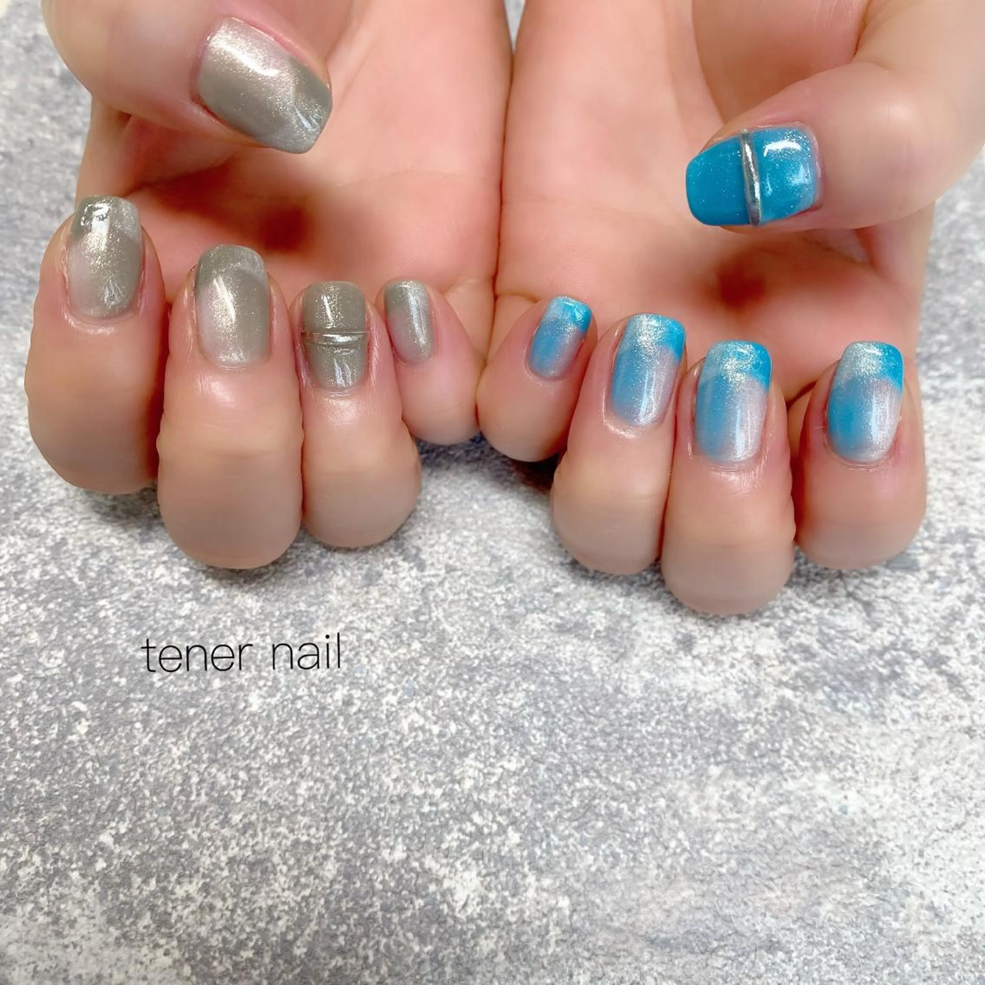 ネイル フレンチネイル オンブレフレンチ テネルネイル tener nailのネイルデザイン