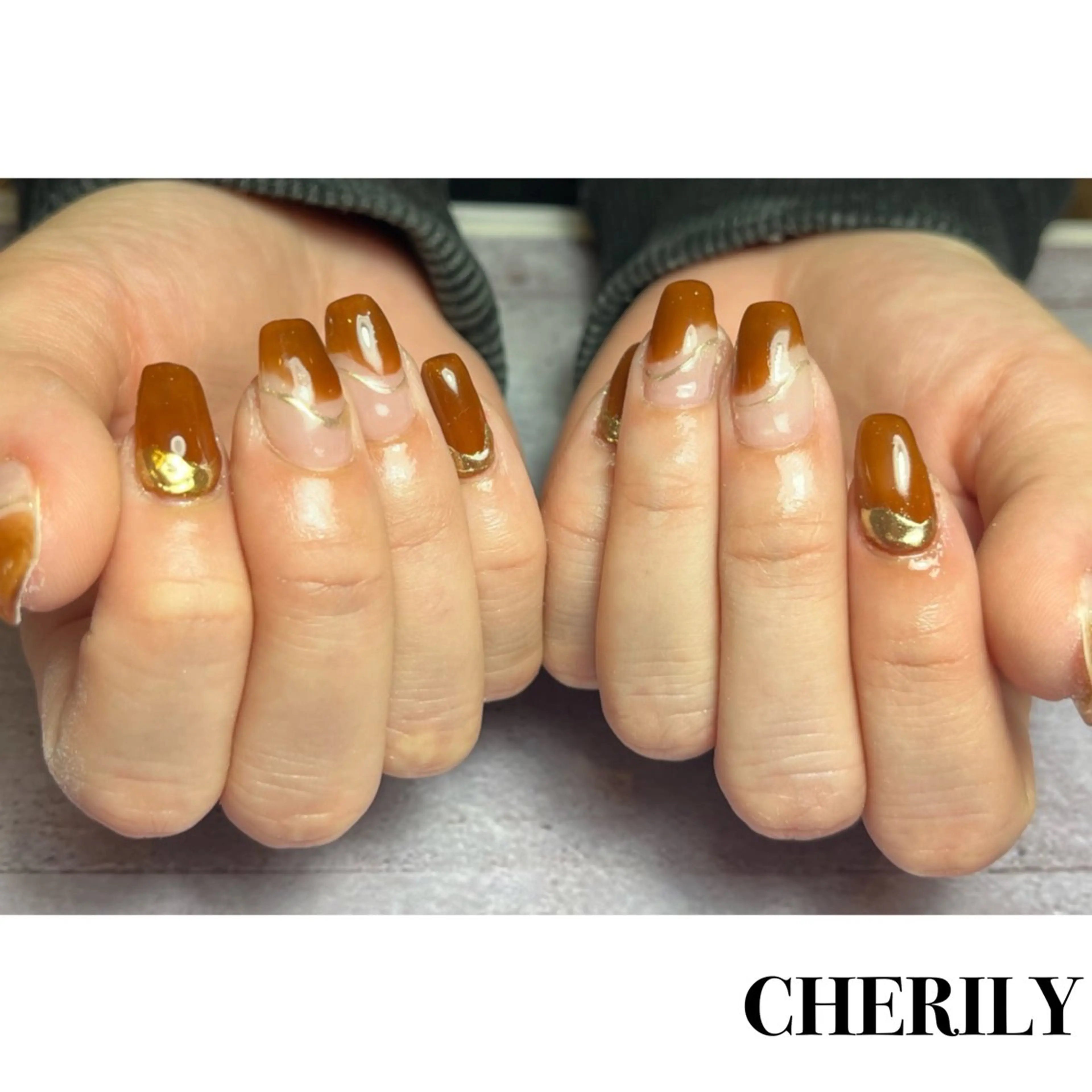 ネイル 持ち込み CHERILY SAKURAのネイルデザイン