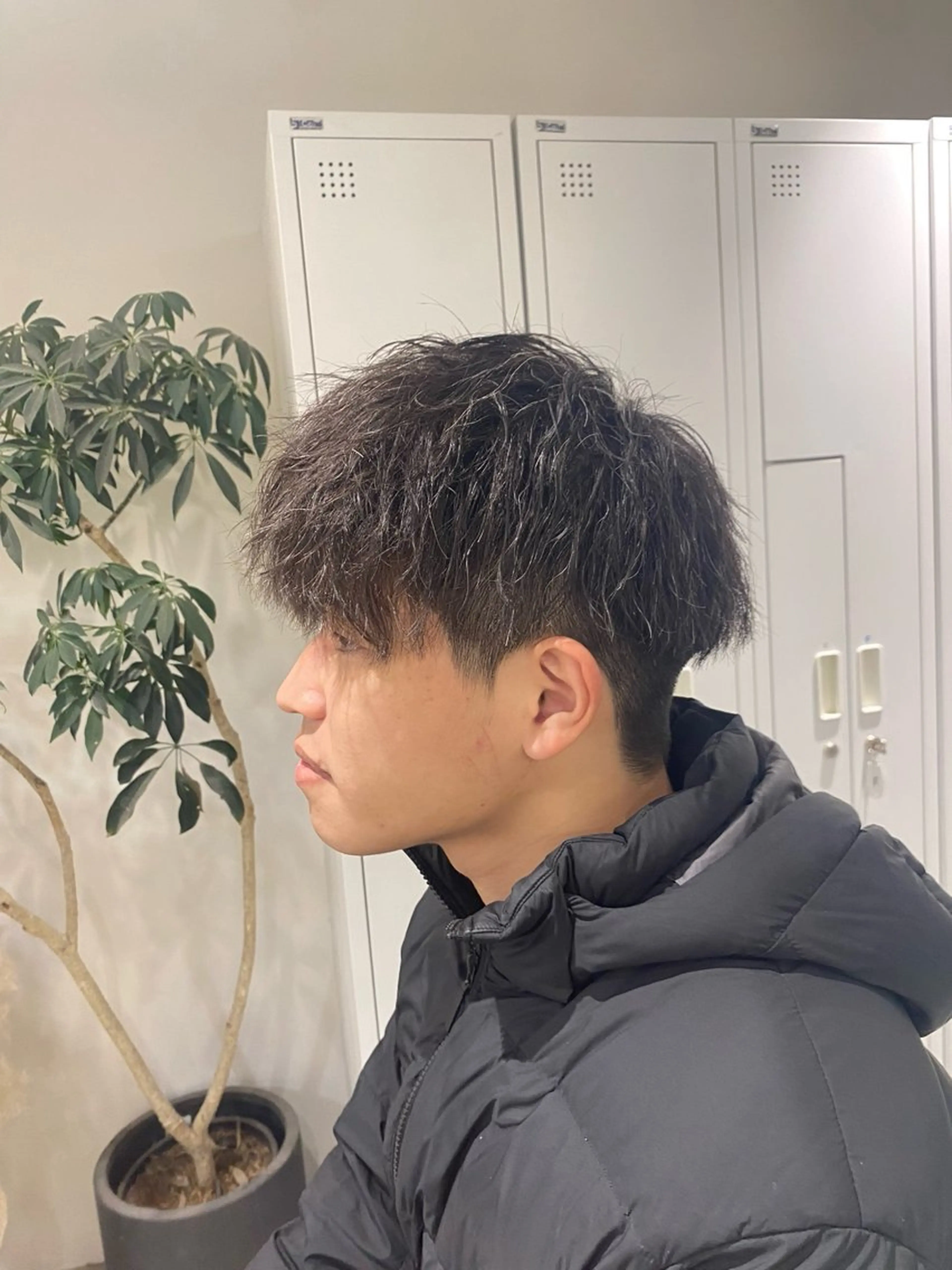 ショート ハイライト 髪質改善 レイヤーカット トリートメント カット パーマ 西岡 あつみ/ 堀江美容室のヘアスタイル