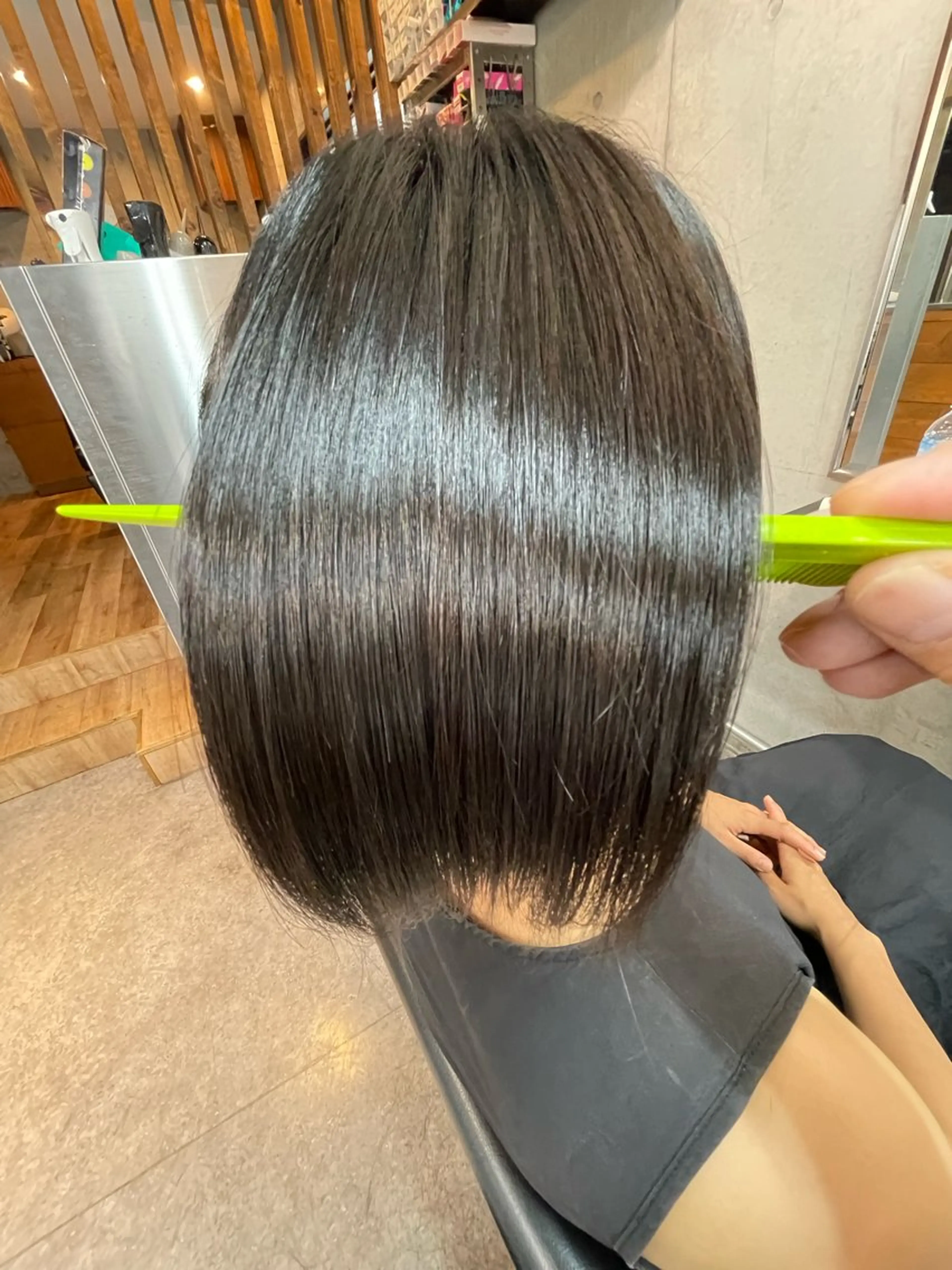 ショート パーマ 縮毛矯正 ショートボブ髪質改善 縮毛矯正のプロ山道潤のヘアスタイル