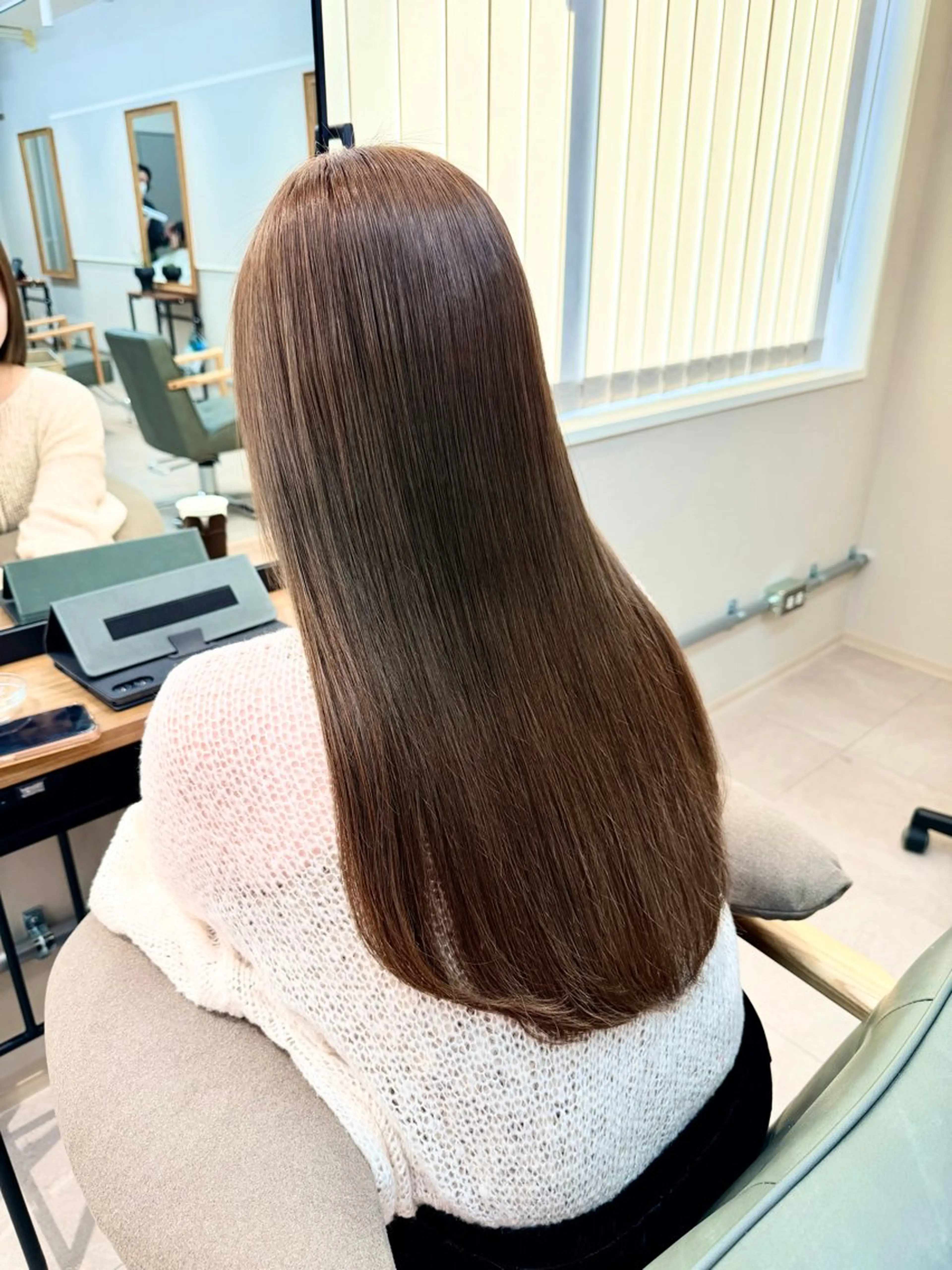 ロング ヘアカラー トリートメント 縮毛矯正/髪質改善 /SATOKOのヘアスタイル