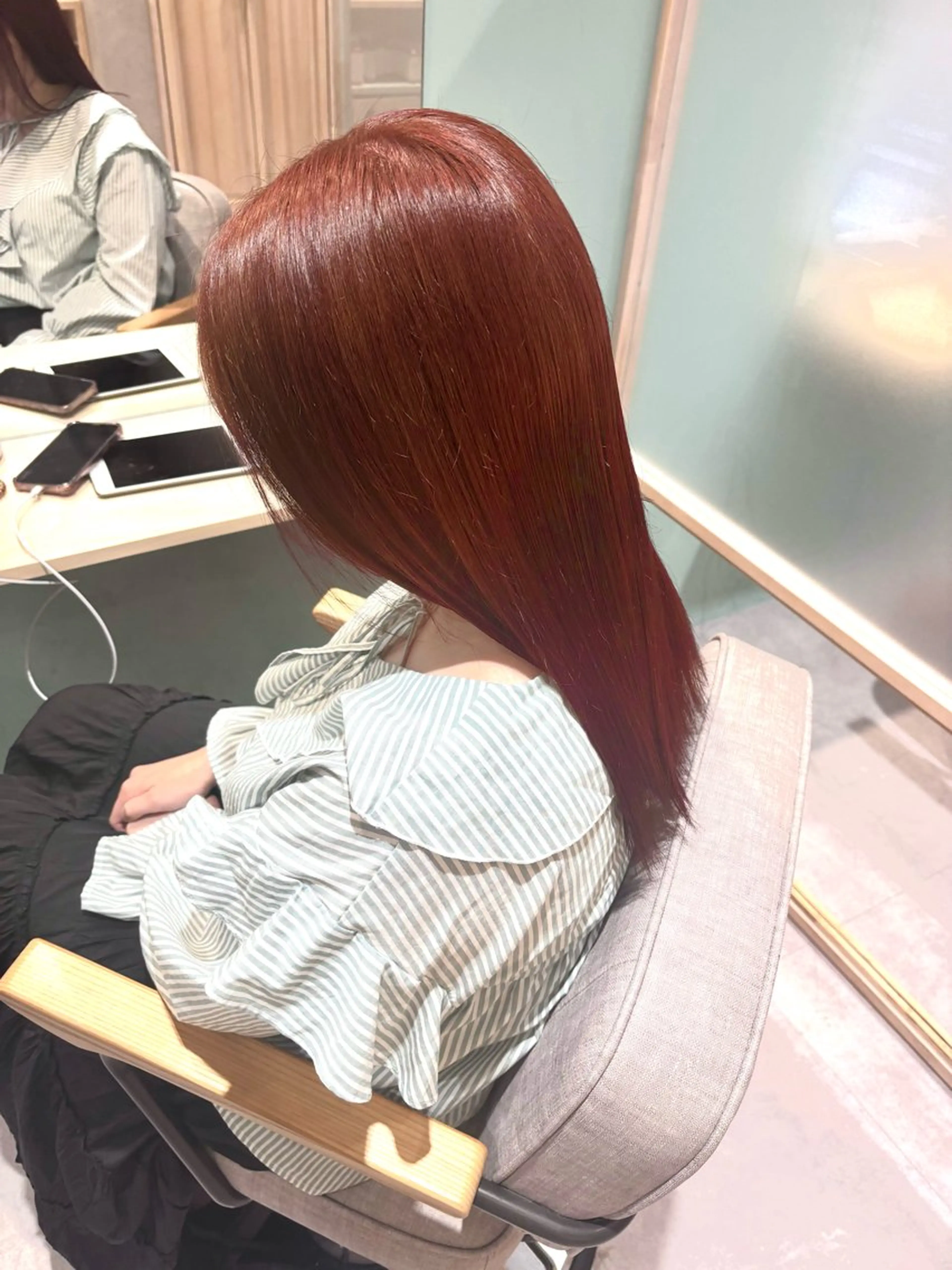 ロング カラー 齋藤 瑞樹のヘアスタイル