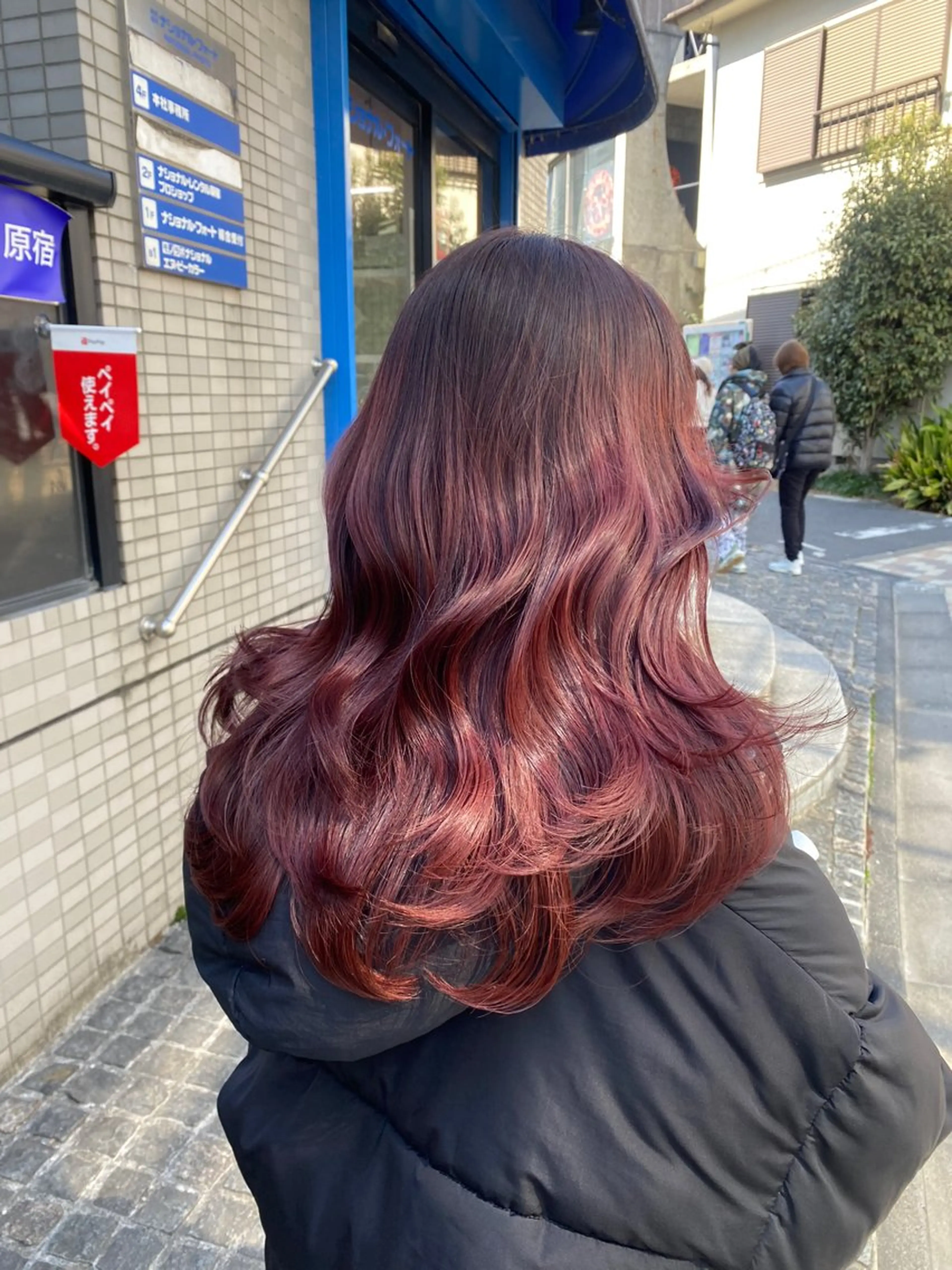 ロング カット ヘアカラー トリートメント 韓国レイヤー/透明感 カラー🦋mioのヘアスタイル