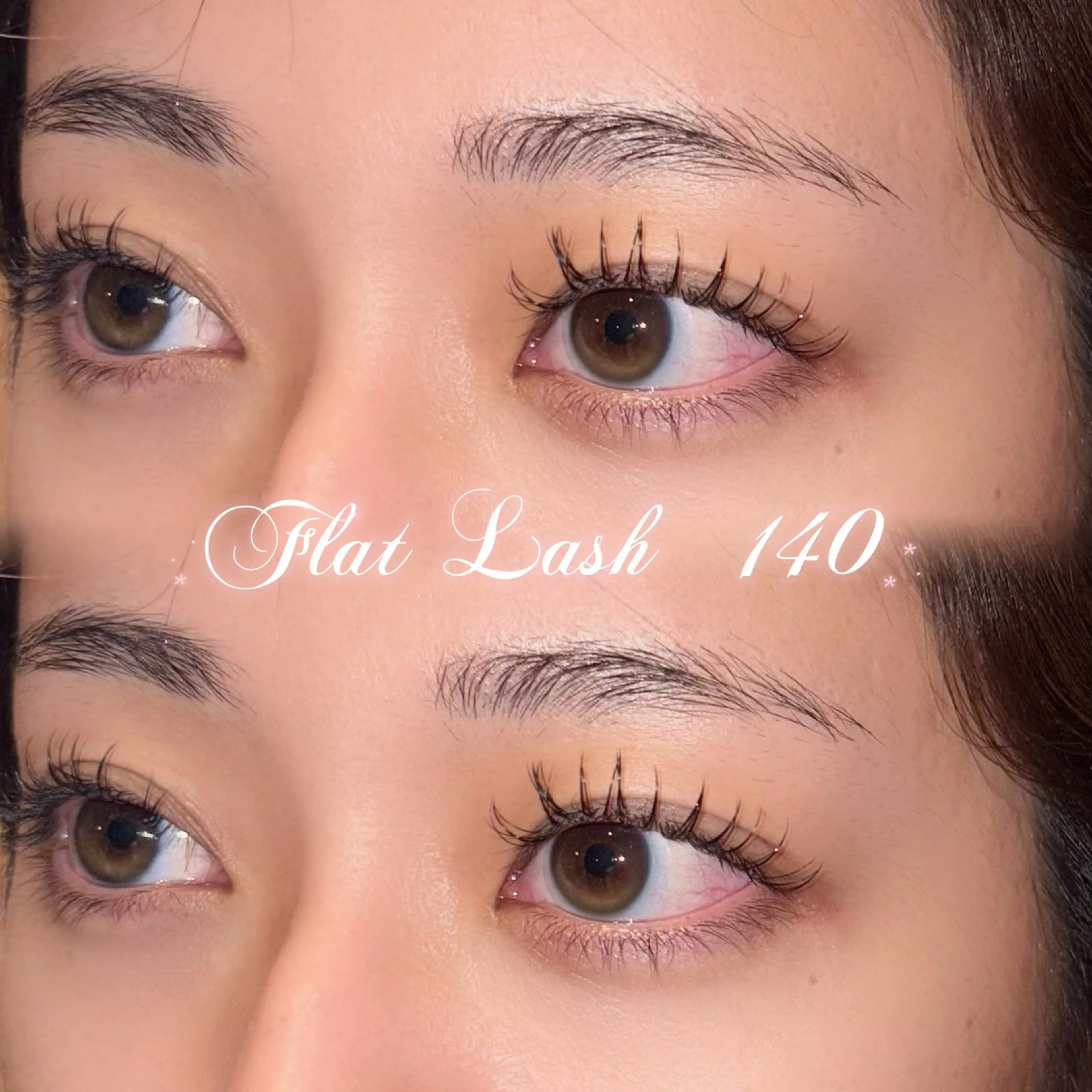 【オフなし❌】※flatマツエク~140本（LED+¥1100）の写真