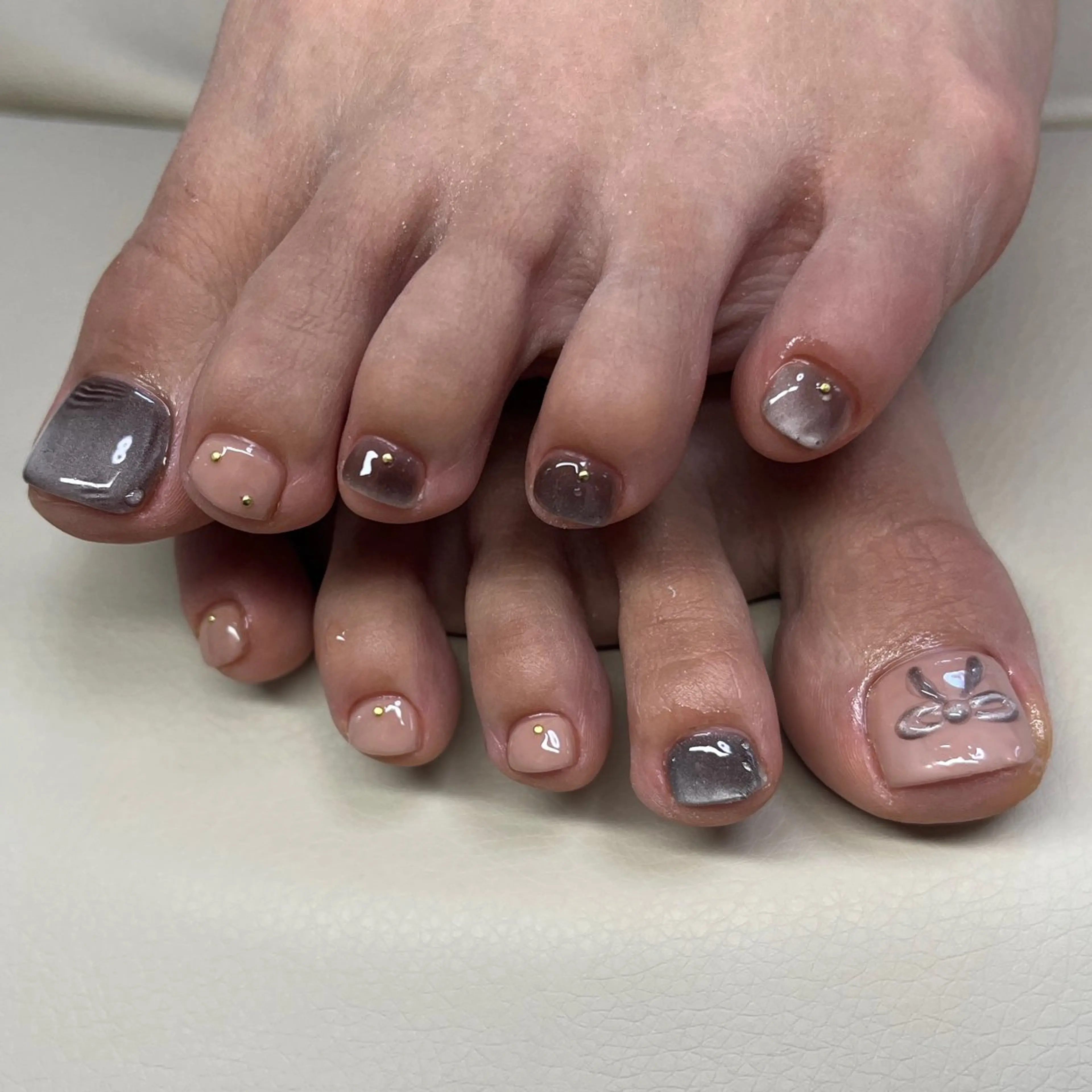 ネイル フットネイル マグネットネイル Yun nailのネイルデザイン