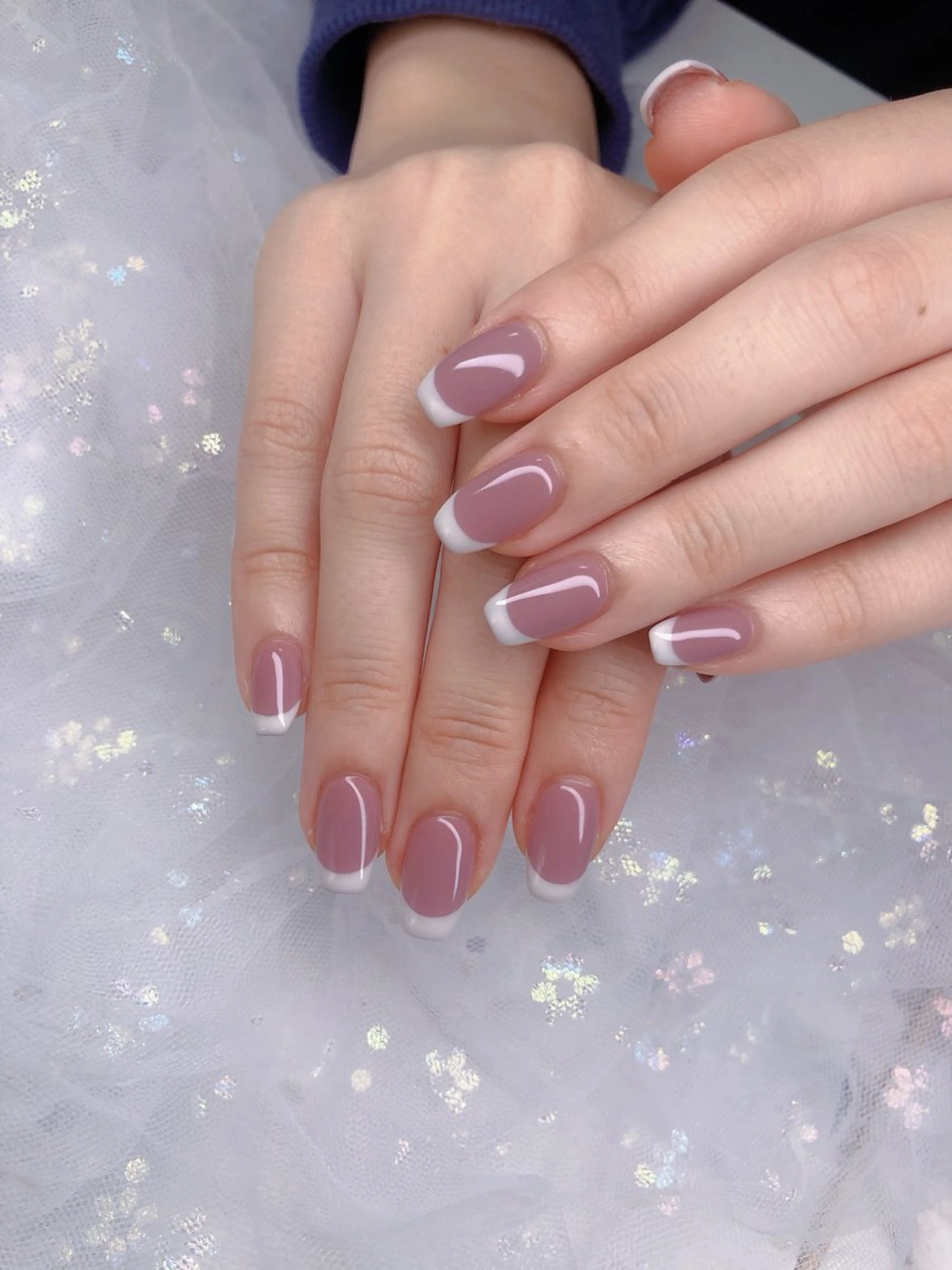 ネイル ハンドネイル ハンドケア ハク キのネイルデザイン