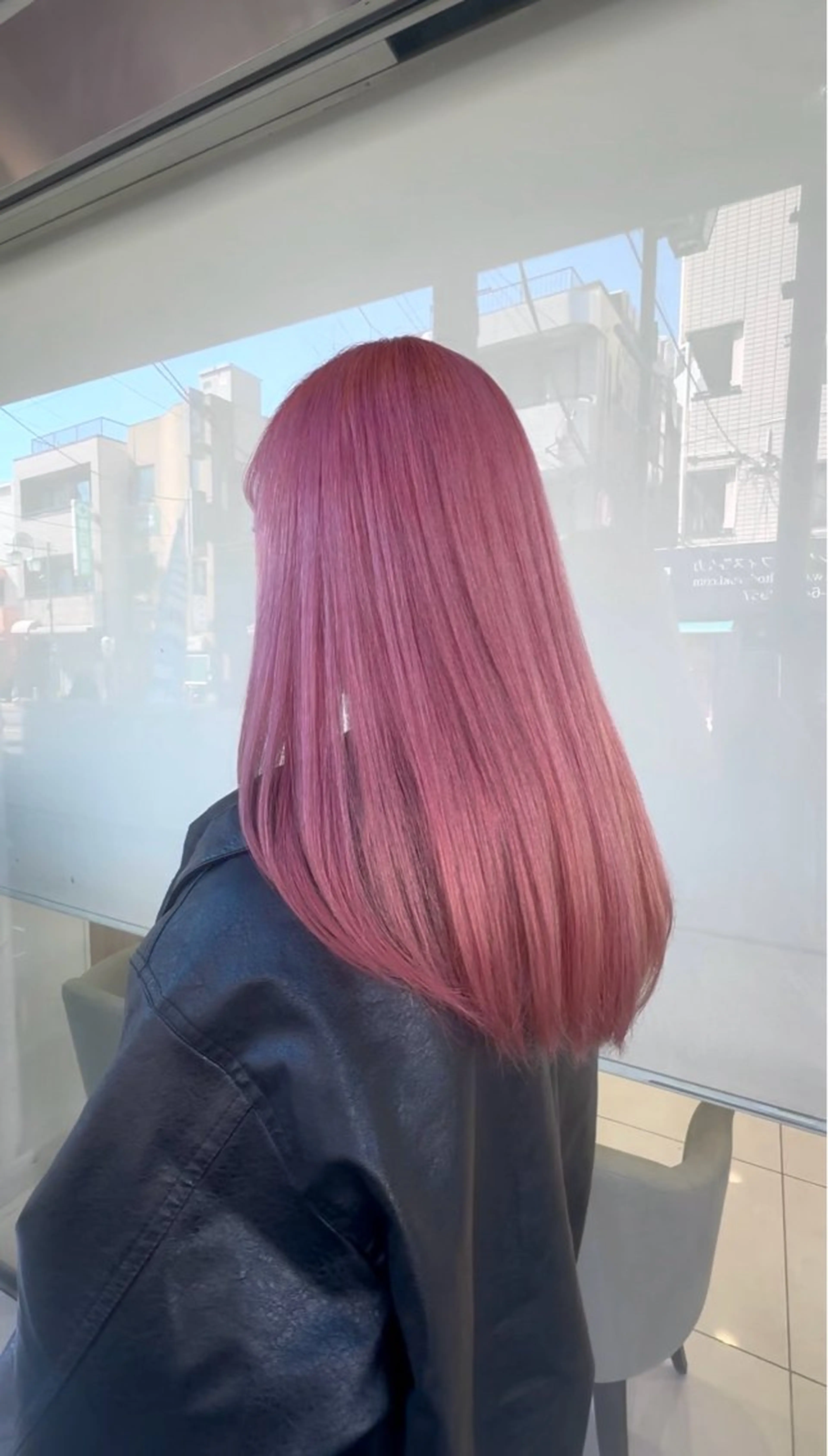 ロング カラー ピンクカラー 勝見 美春のヘアスタイル