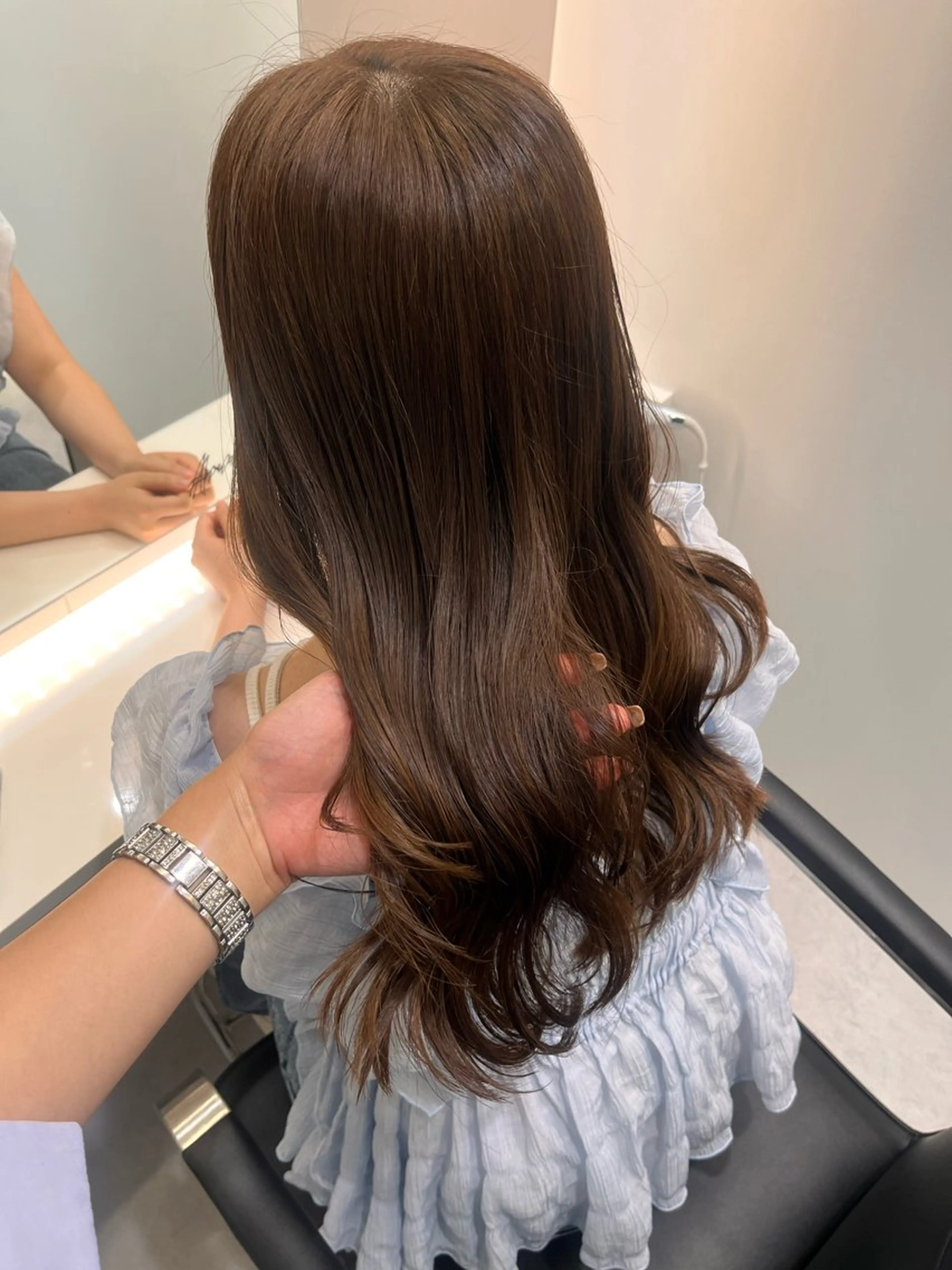 ロング カラー ヘアアレンジ カット ヘアカラー トリートメント ヘアセット 愛されカラー🩷 はるなのヘアスタイル