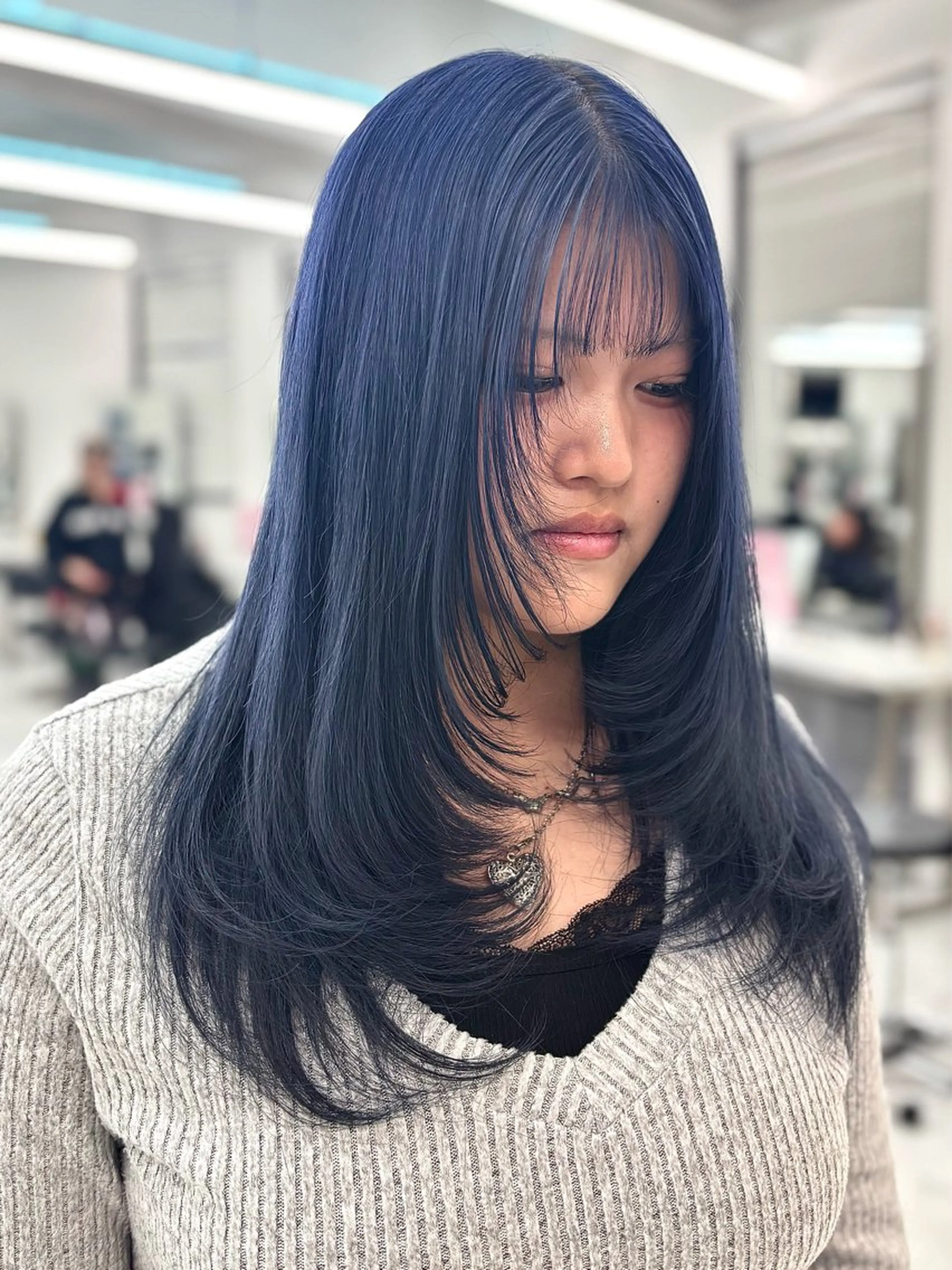 ロング カラー ヘアカラー ヘッドスパ ヘアセット 🫧韓国風透明感 ヘア🫧towaのヘアスタイル