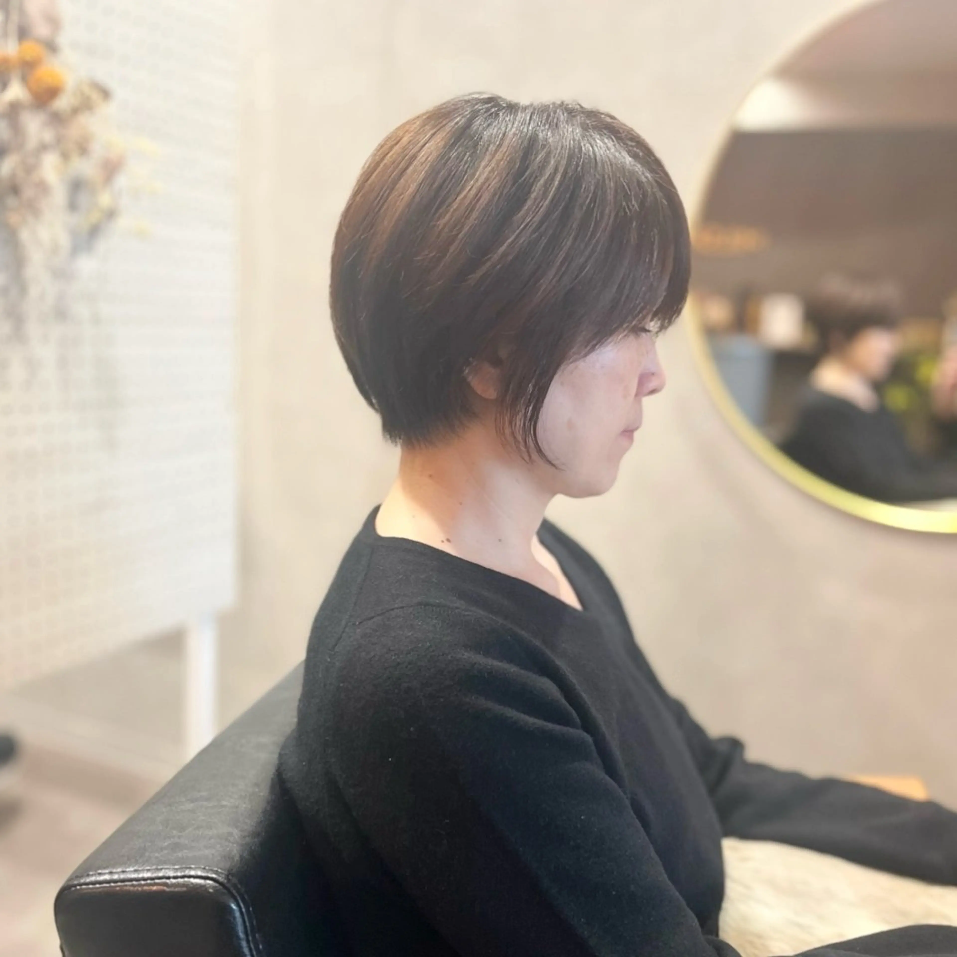 ショート カラー 瀧　元気/ショート/ 白髪ぼかし/髪質改善のヘアスタイル