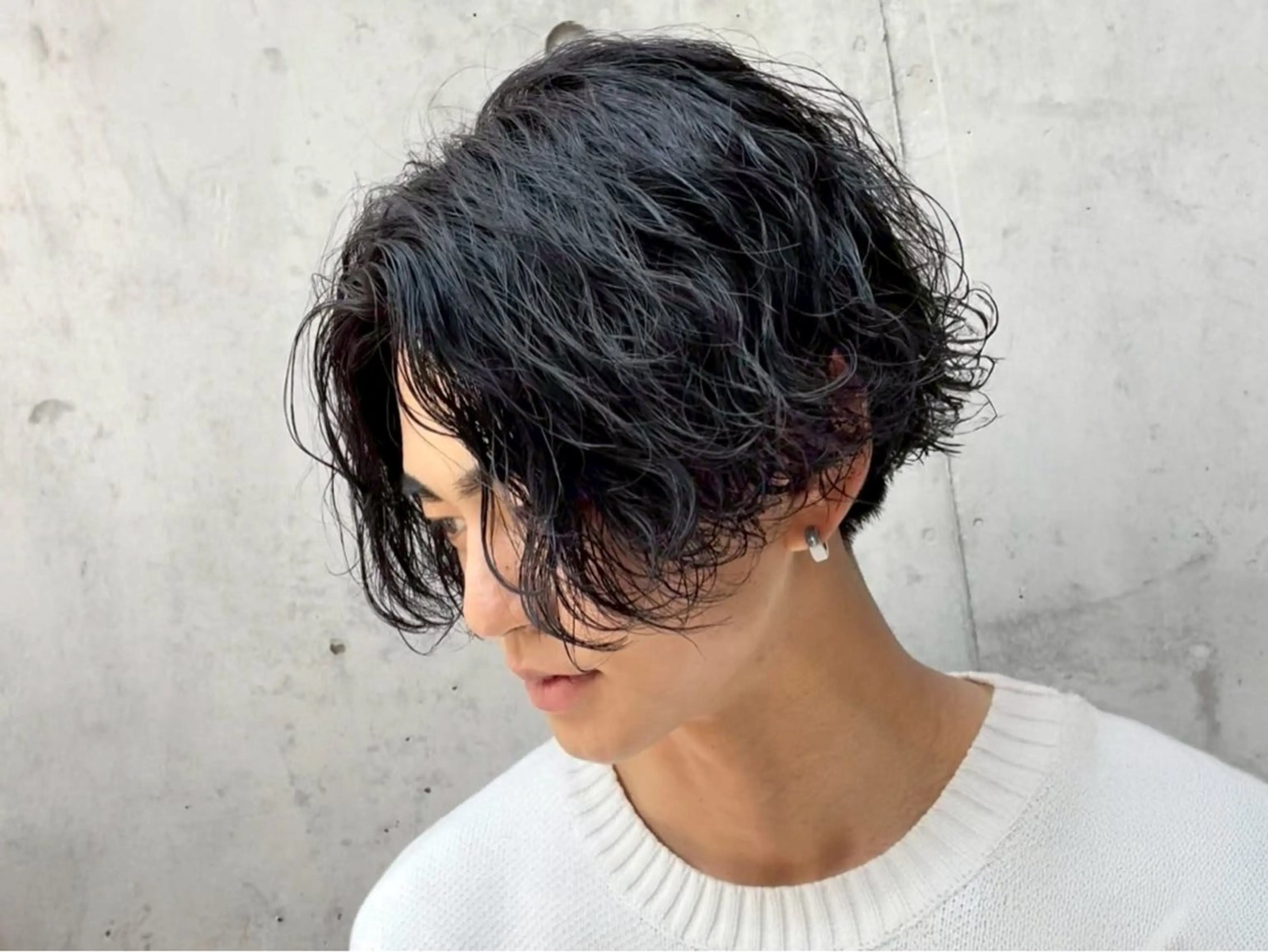パーマ メンズ カット パーマ パーマ／京都駅 ／メンズ/藤井　翔のヘアスタイル
