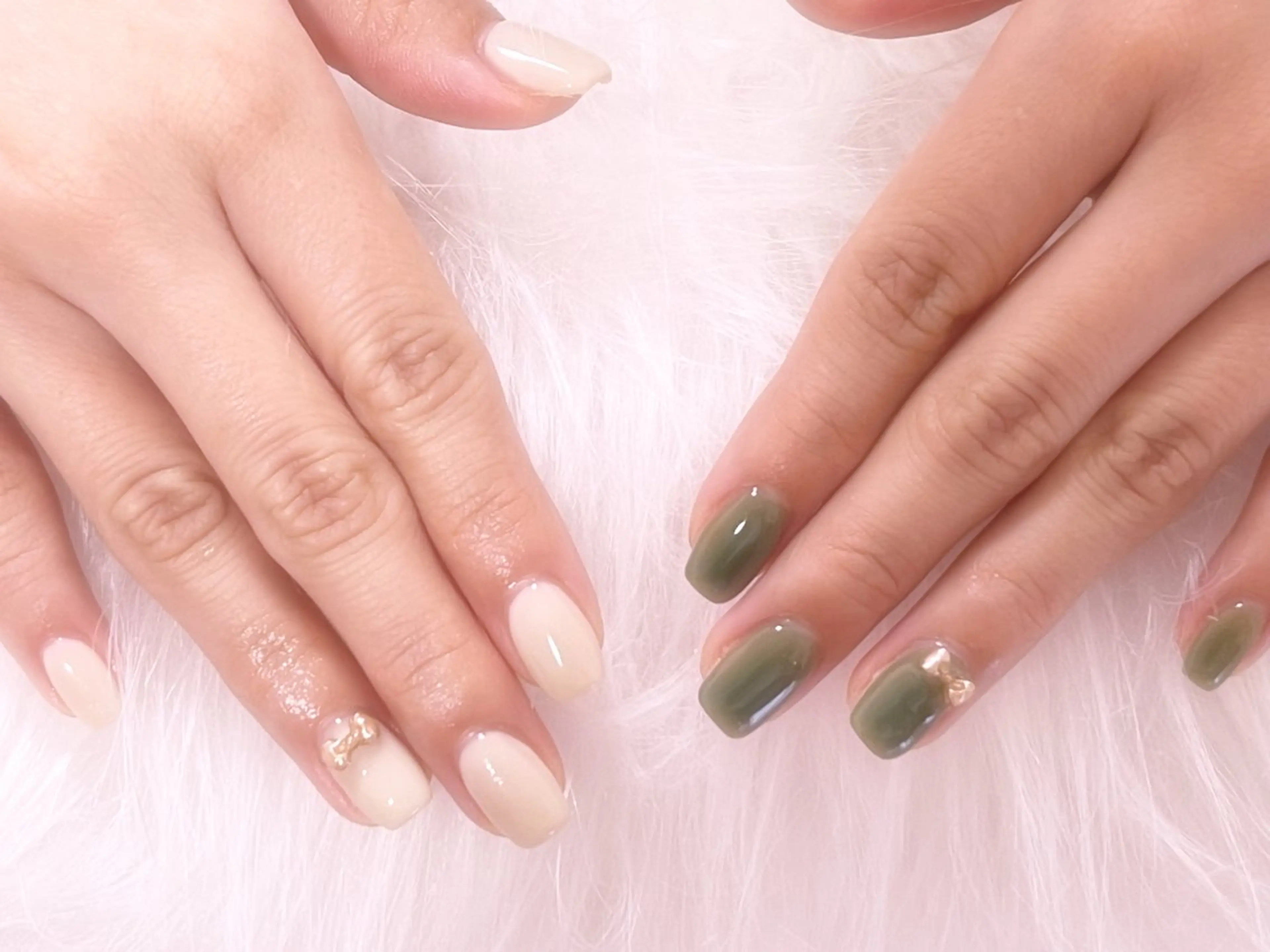 ネイル 長さ出し フットネイル ジェルネイル マグネットネイル ハンドネイル 梅島の ネイル屋さんのネイルデザイン