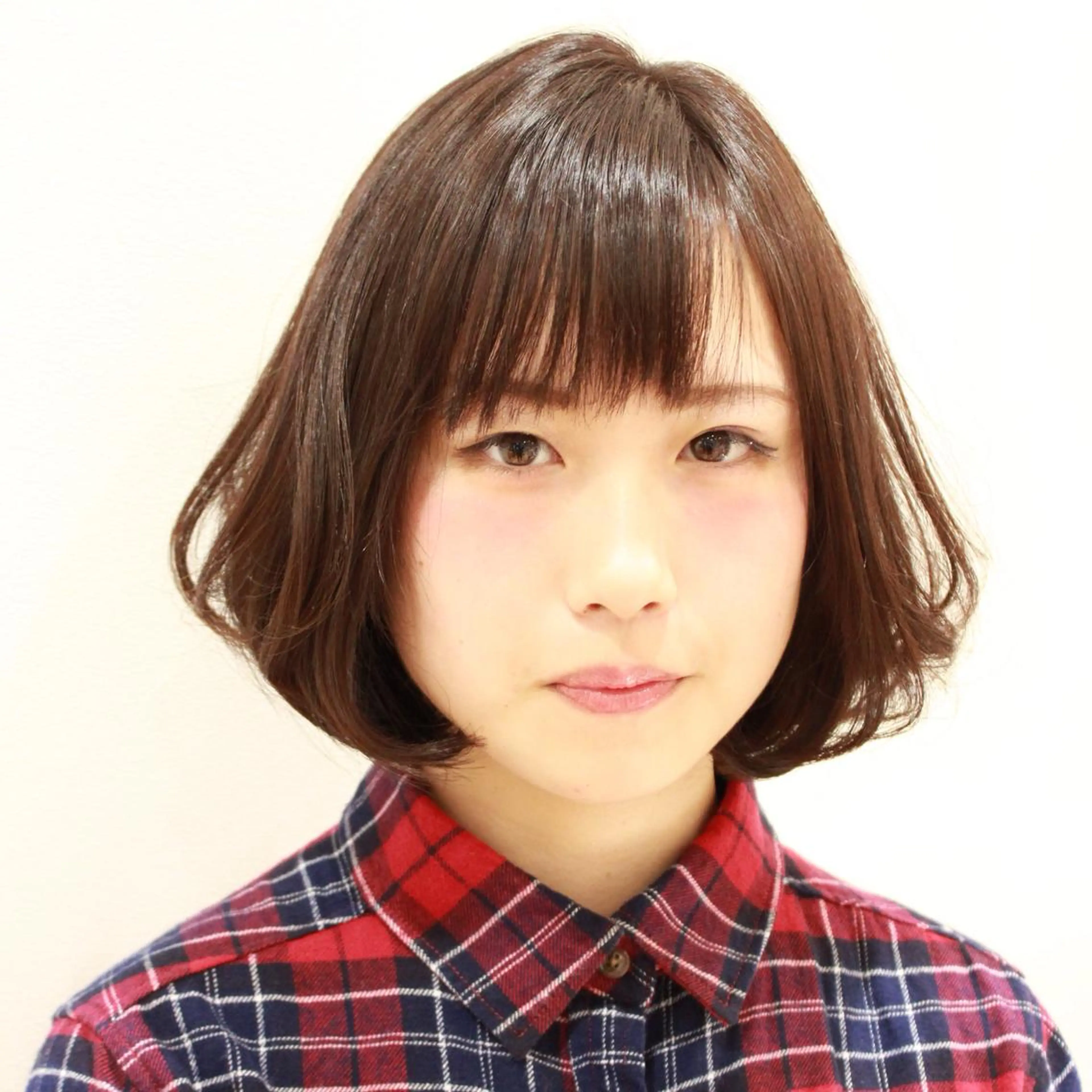 ミディアム ボブ 所渉/韓国レイヤー /ウルフカットのヘアスタイル