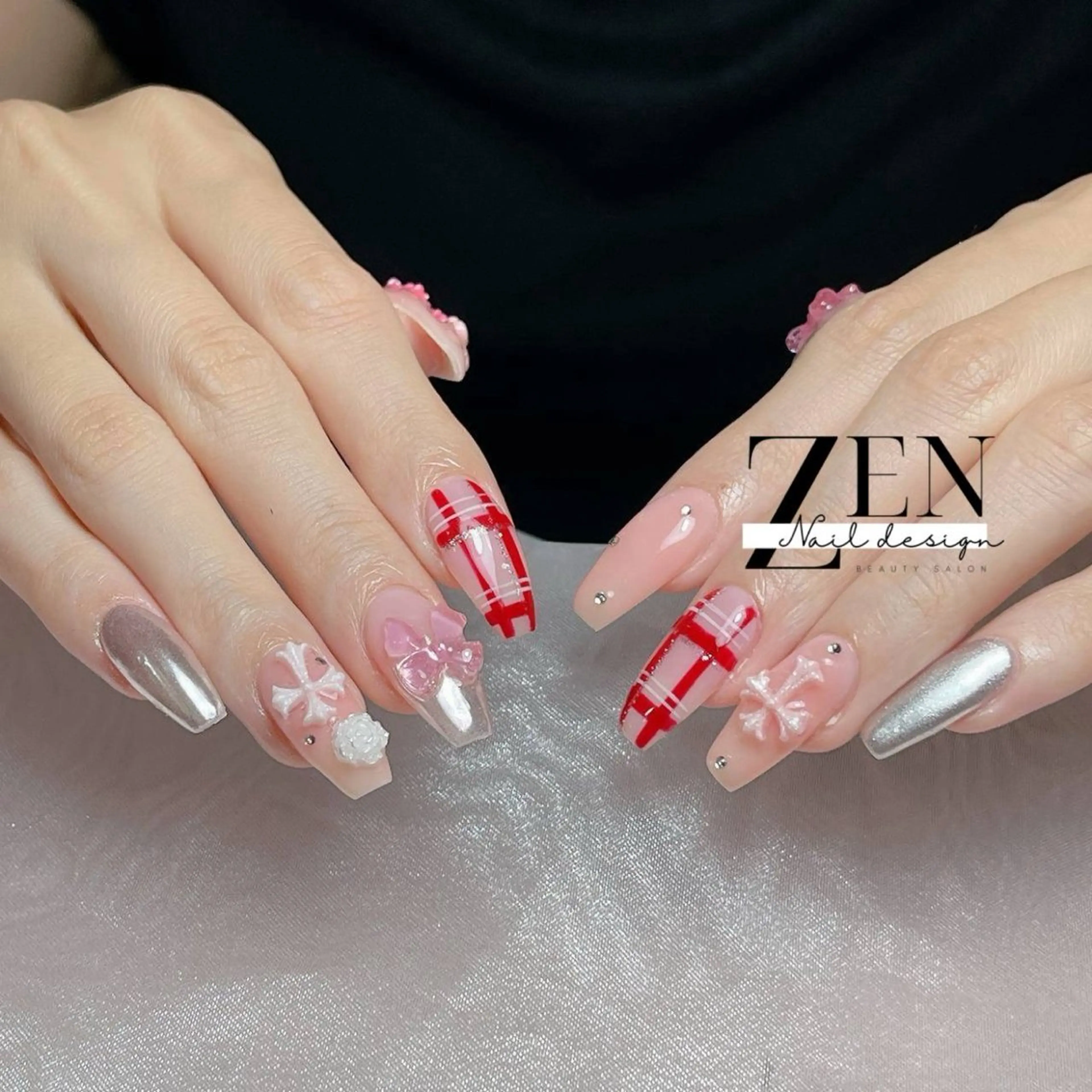ネイル 持ち込み スカルプネイル ネイルチップ ハンドネイル Zen Nail Design 池袋のネイルデザイン