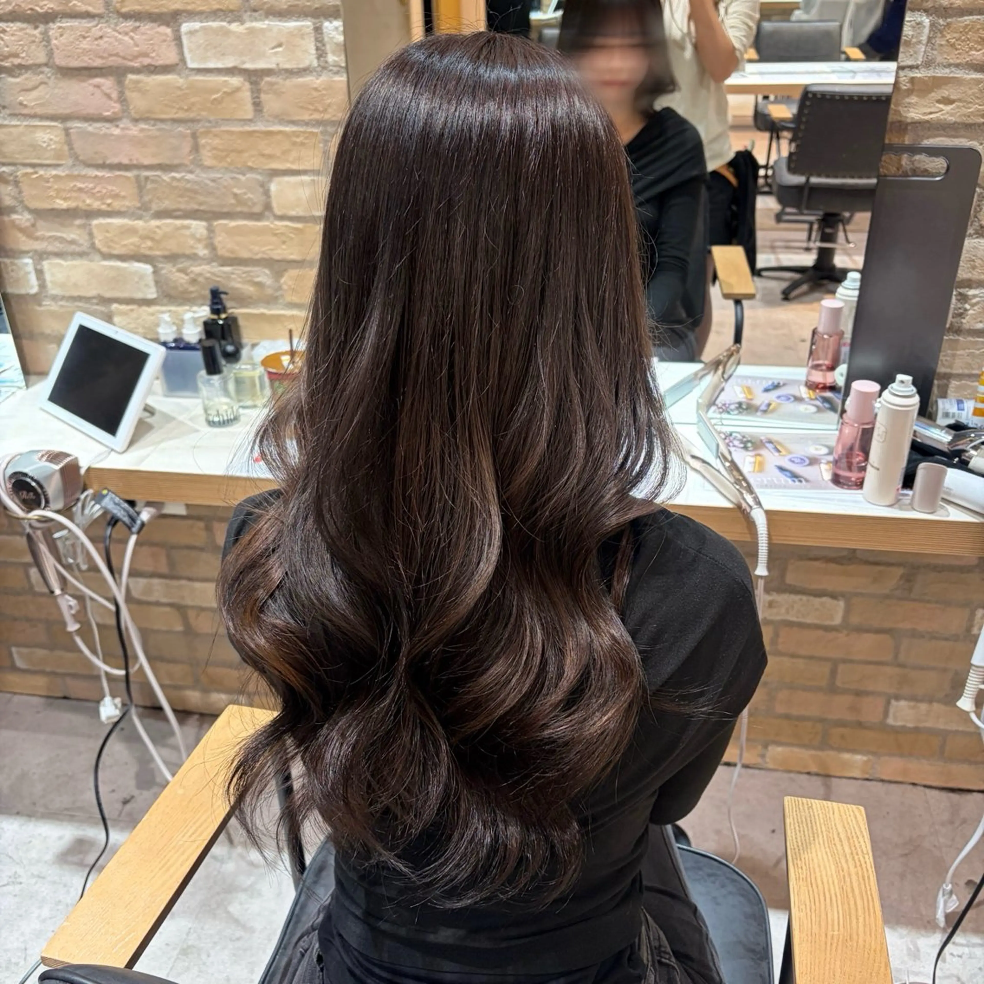 ロング カラー カット ヘアカラー レイヤー/nail COCOROのヘアスタイル