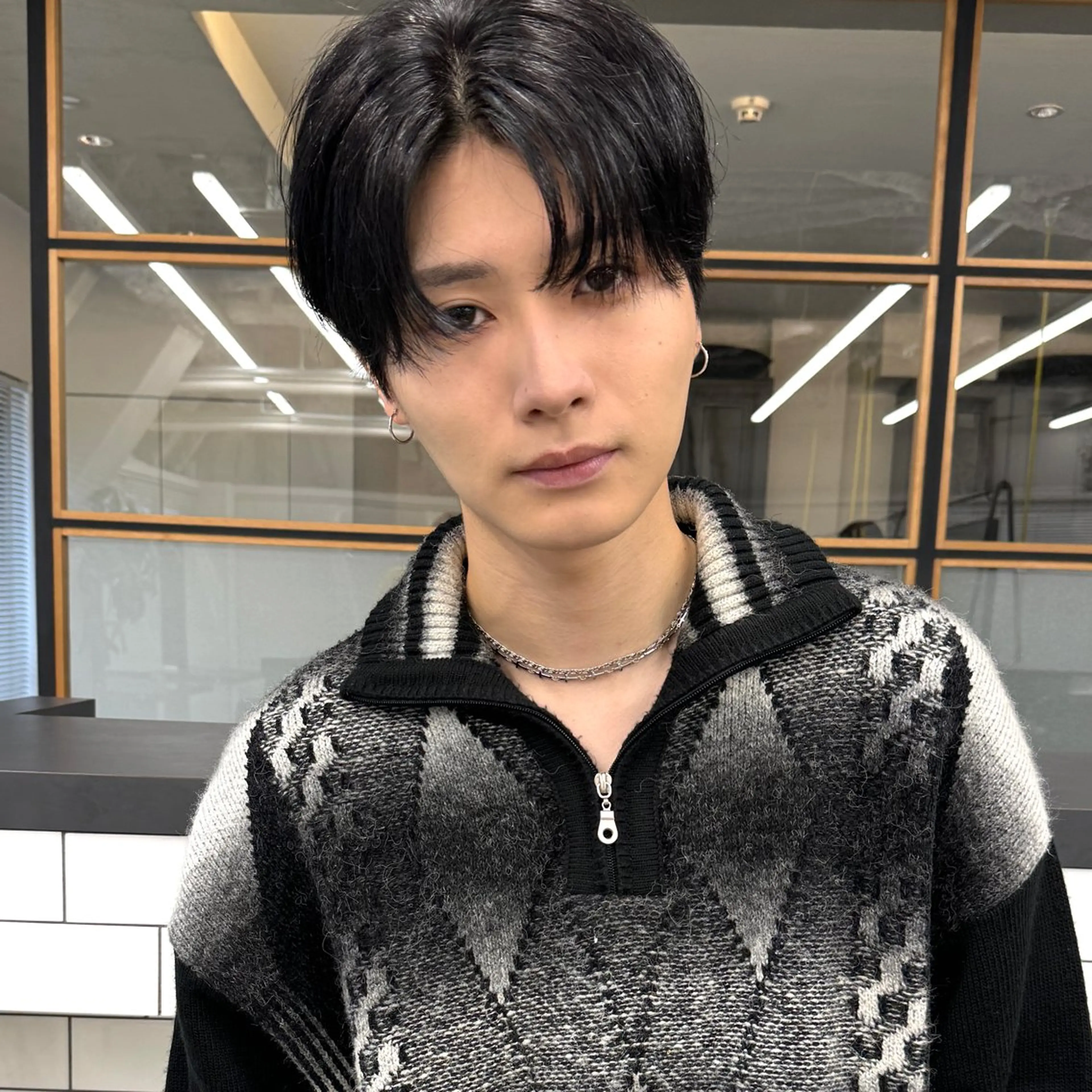 メンズ アイブロウ カット 💗韓国ヘア/透明感 💗若菜あいこのヘアスタイル