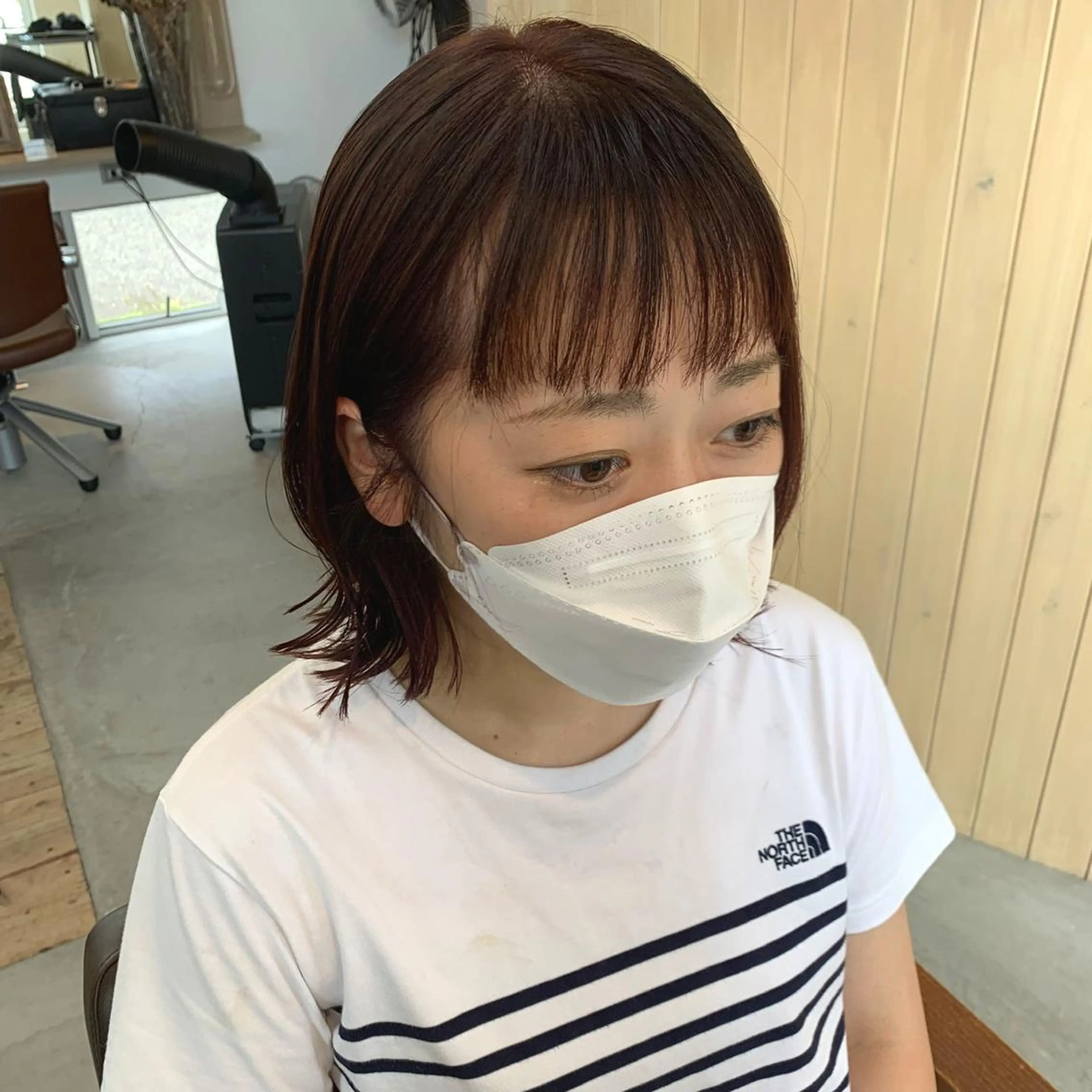 ミディアム カット ヘアカラー kachina所属・綿貫 美雪のヘアスタイル