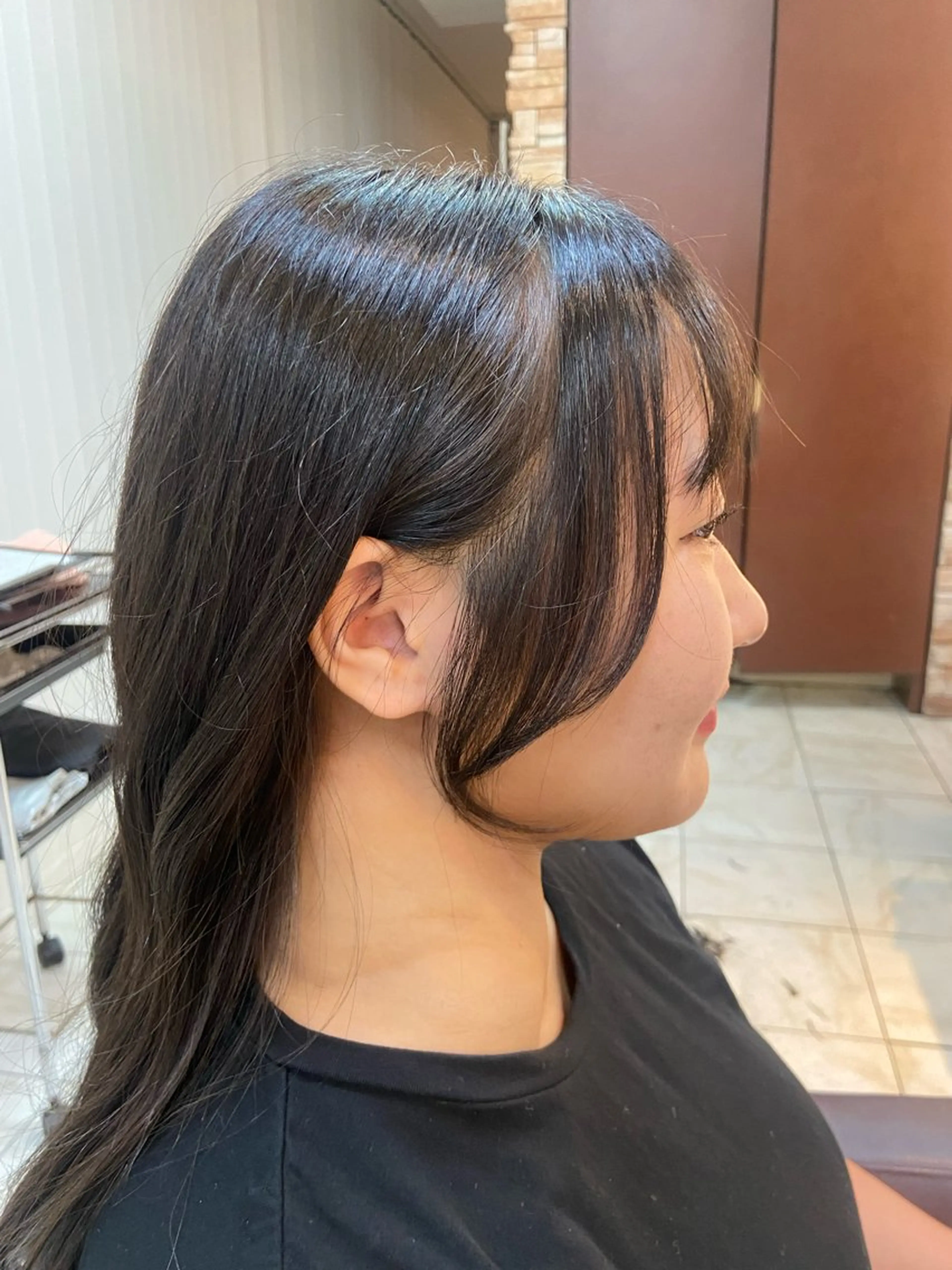 ロング 顔周りカット 🎀透明感カラー 🐈ナズナのヘアスタイル