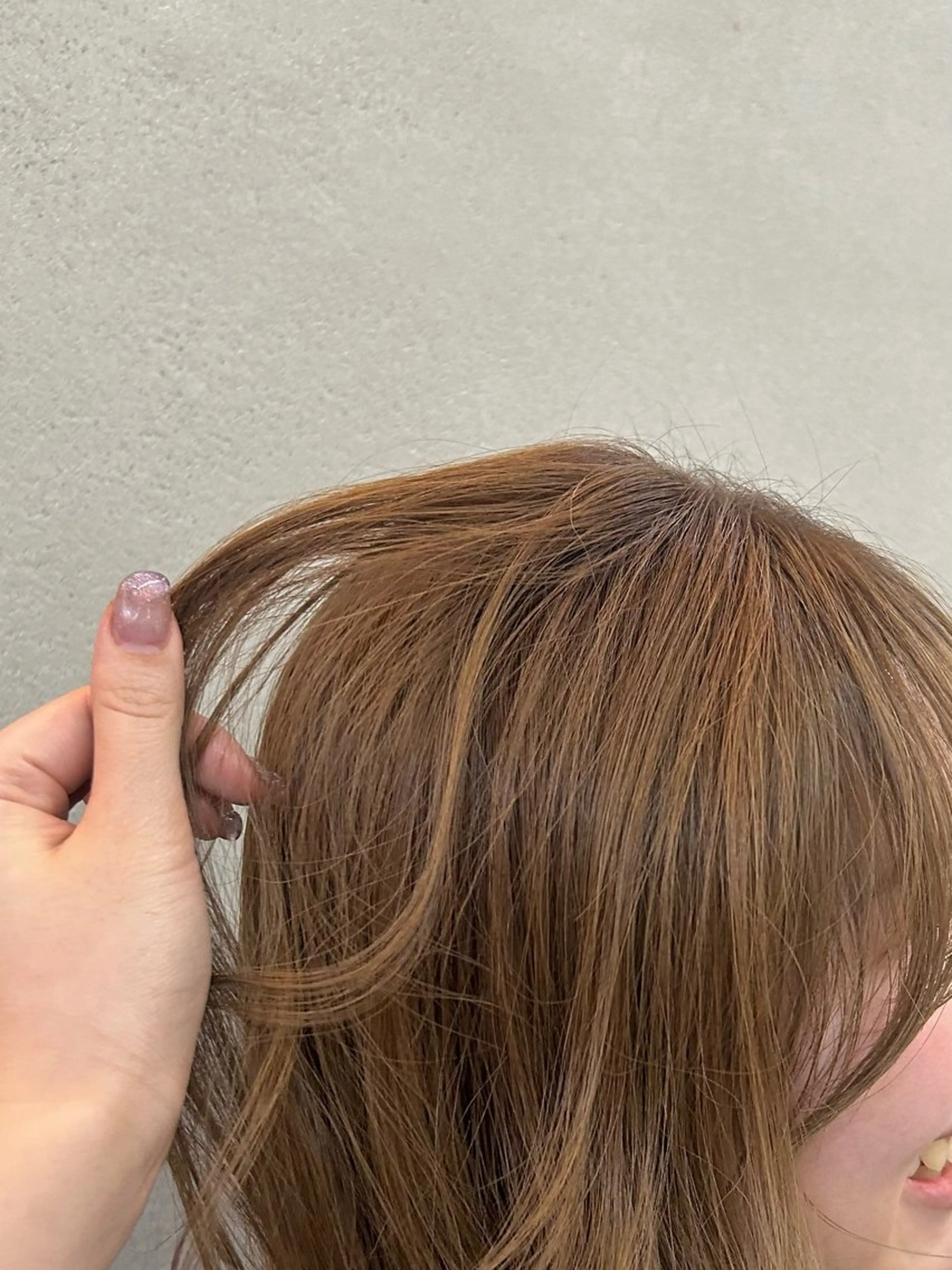 セミロング カラー ブリーチ ブリーチなしカラー ヘアカラー トリートメント 透明感カラー/西梅田 / nagisa🦋のヘアスタイル