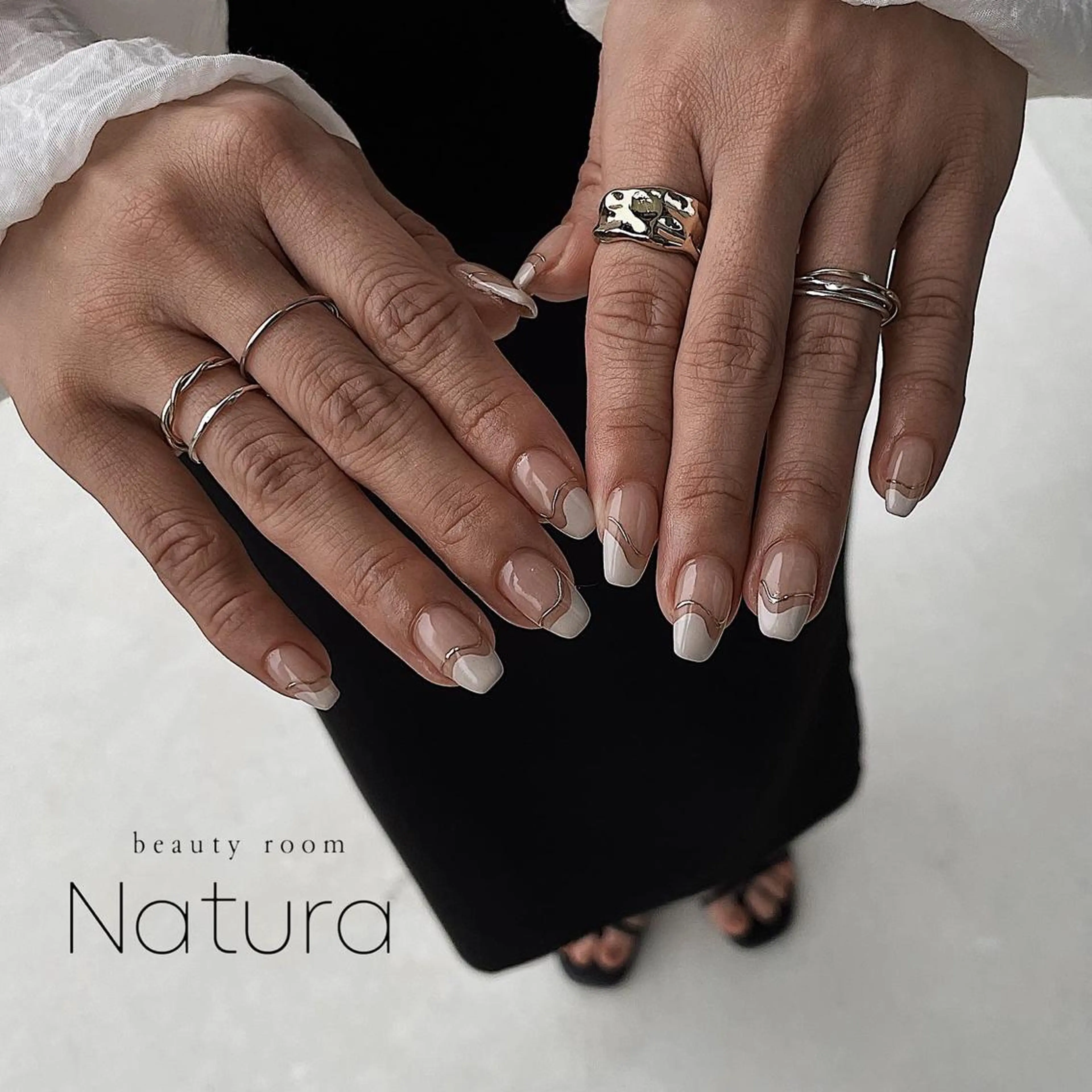 ネイル マツエク・マツパ アイブロウ ハンドネイル beautyroom Naturaのネイルデザイン