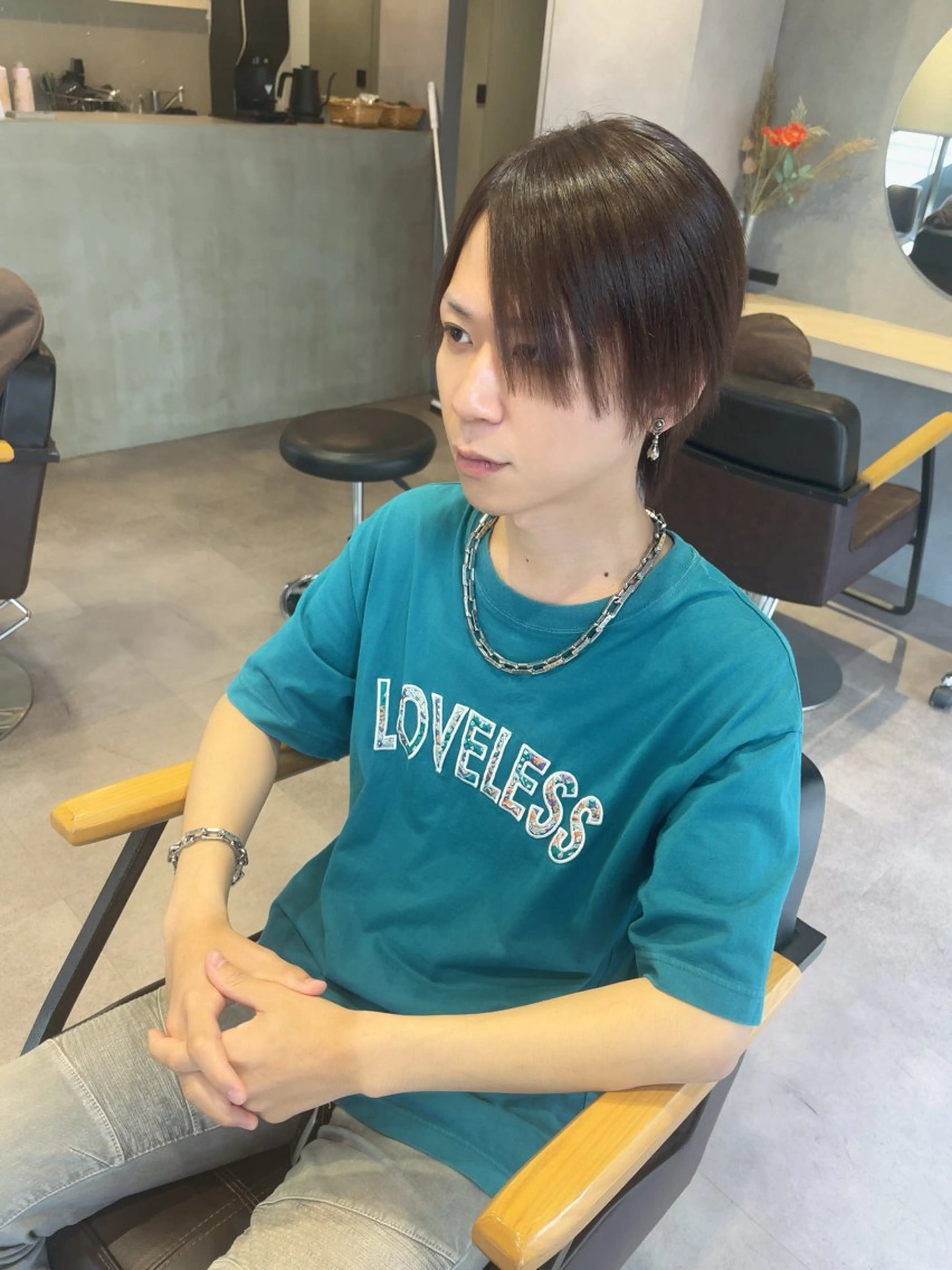 メンズ縮毛矯正+カットの写真