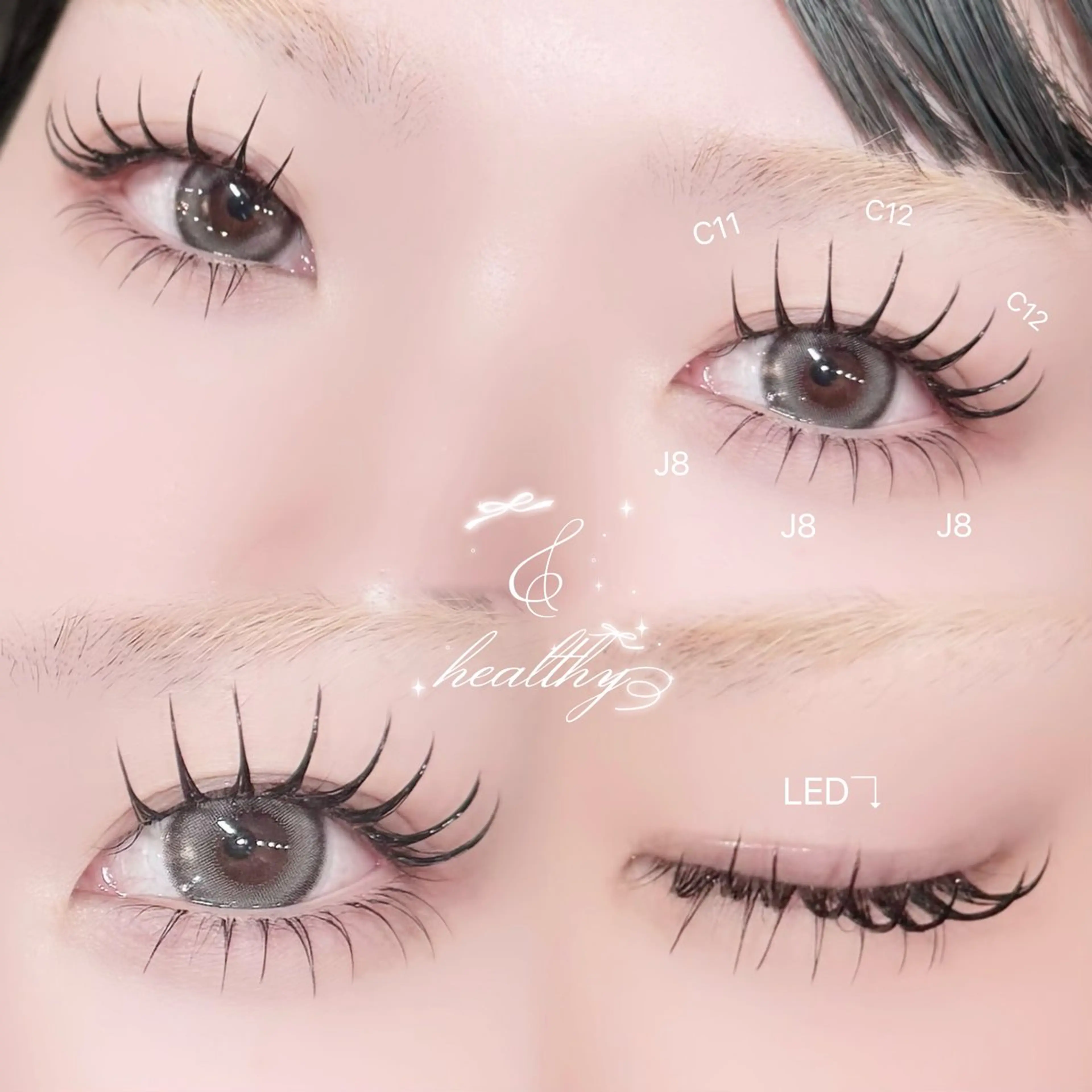 マツエク・マツパ バインドロック フラットラッシュ マツエク OLIVIA 恵比寿 🎀岡田のマツエク・マツパデザイン