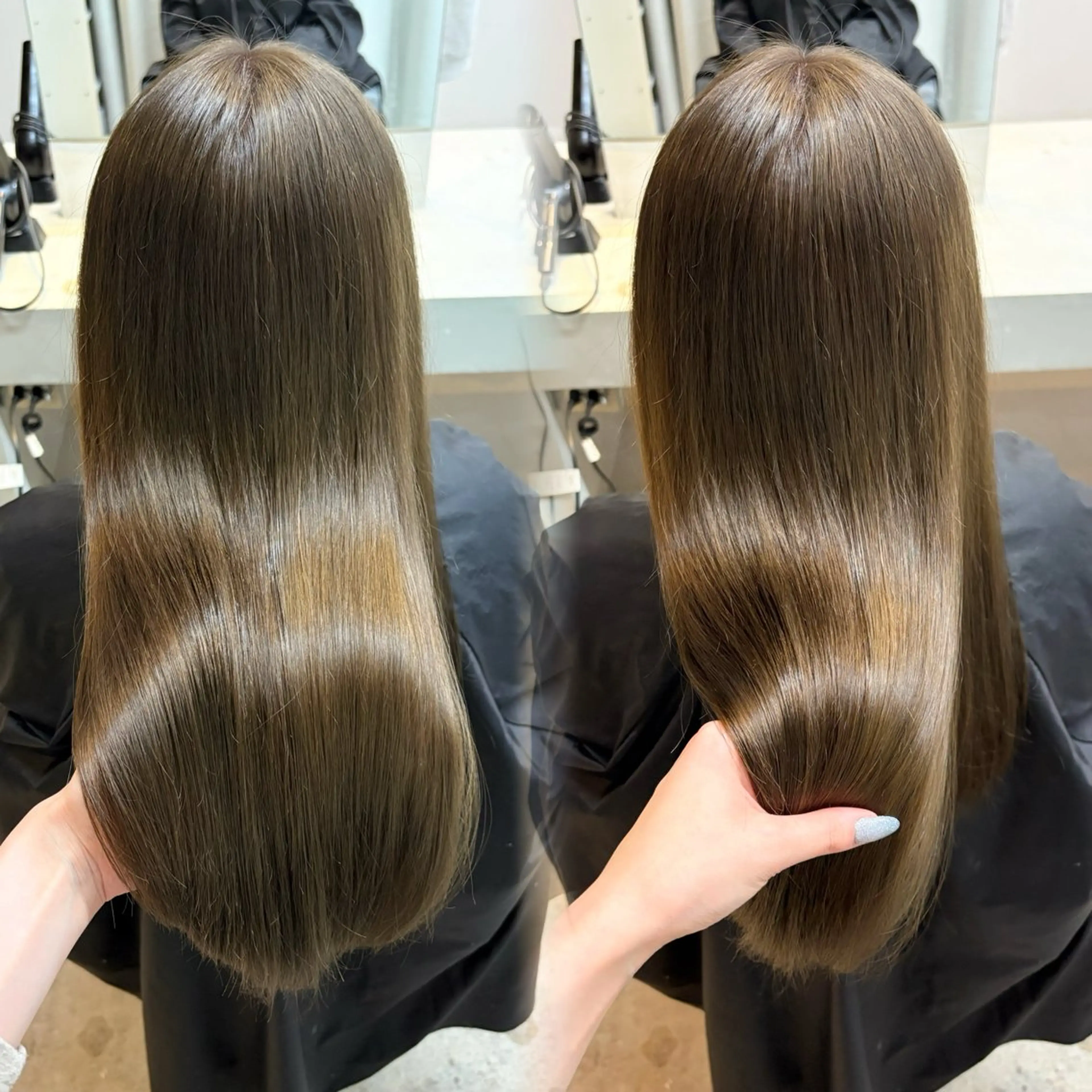 ロング 髪質改善 トリートメント はちすか るかのヘアスタイル