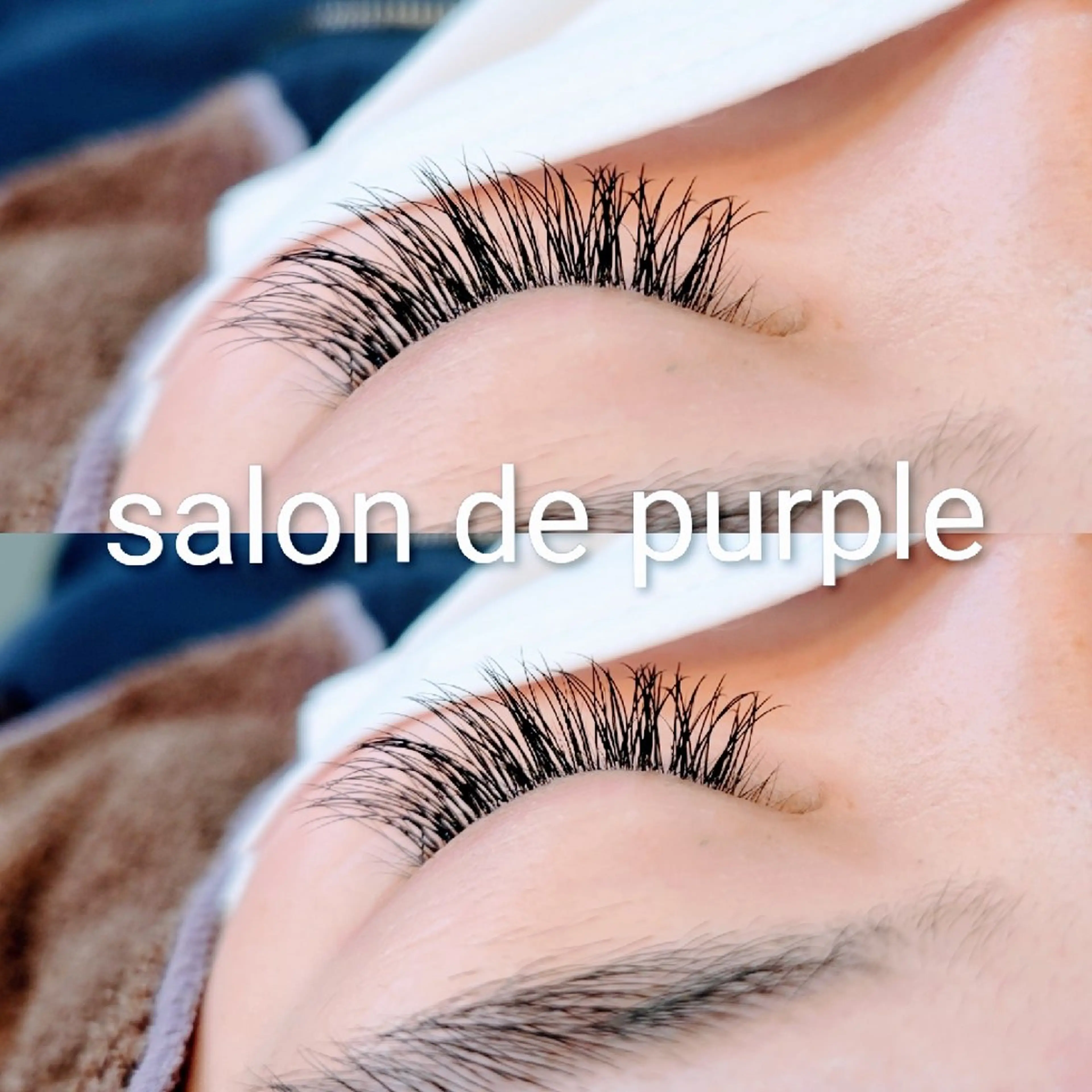 マツエク・マツパ 付け放題 フラットラッシュ ナチュラル マツエク salon de  people のマツエク・マツパデザイン