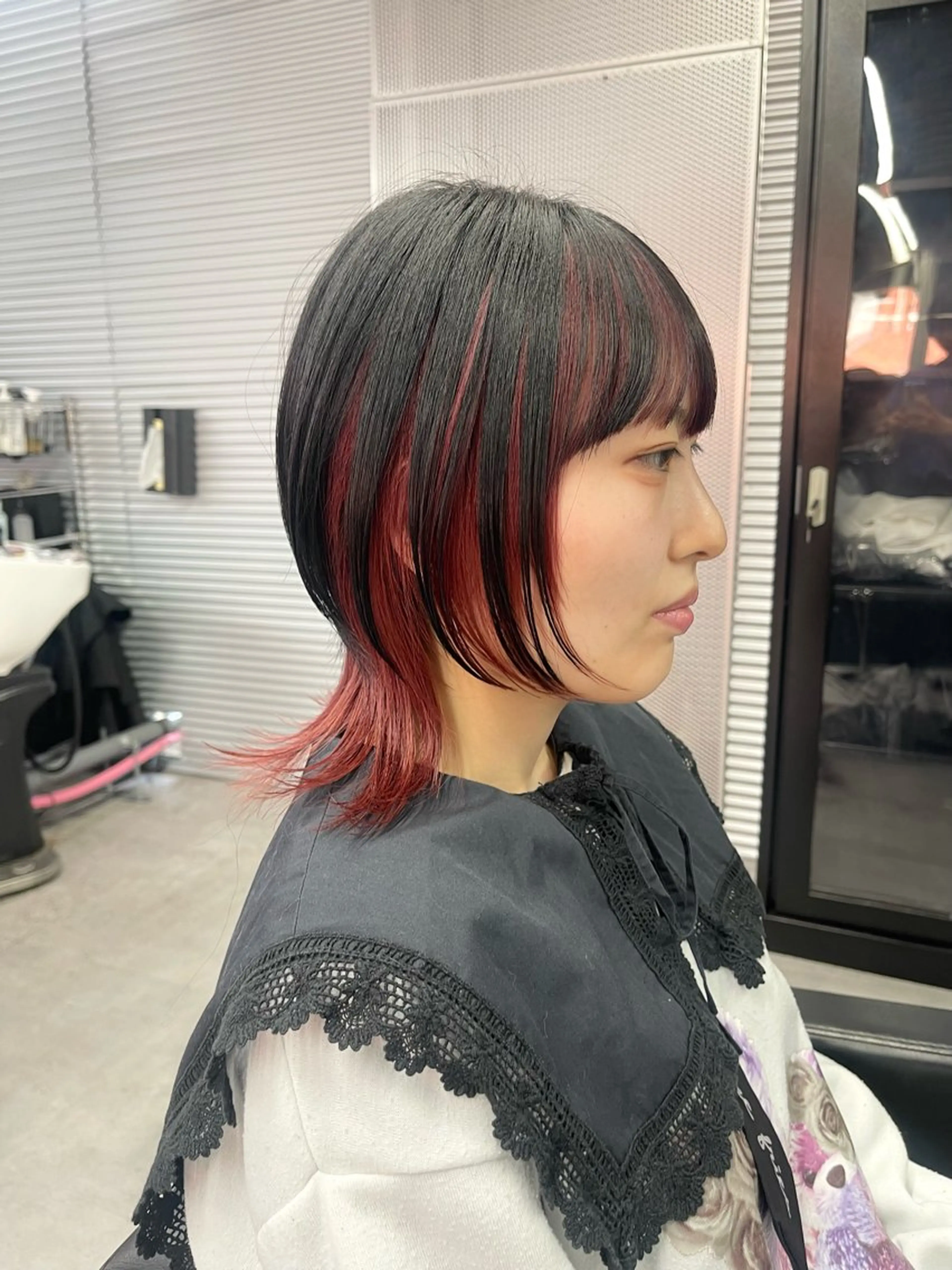 ショート ウルフカット カット ヘアカラー 柏 ウルフ/レイヤー 田中佐和🐺のヘアスタイル