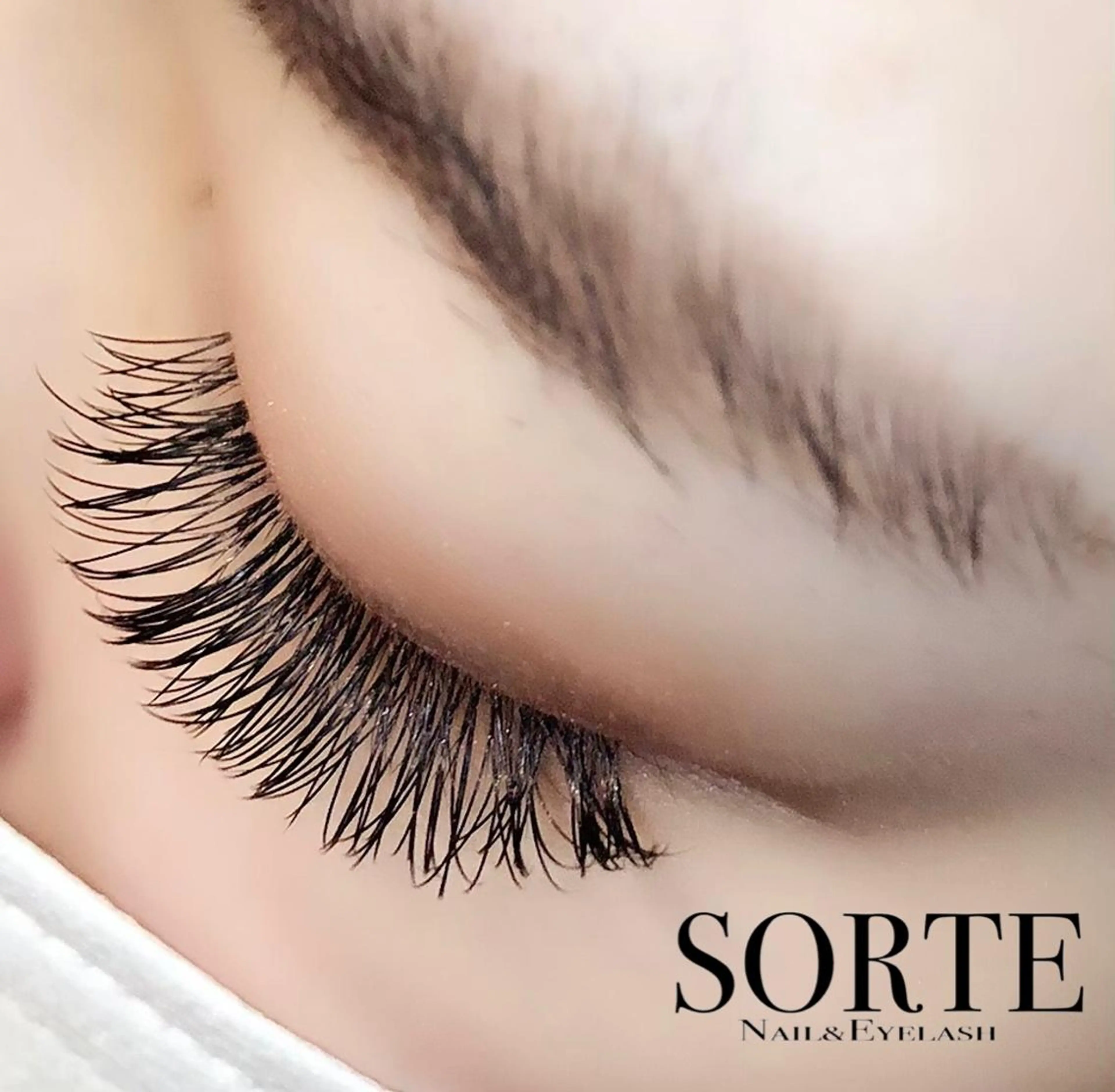 マツエク・マツパ フラットラッシュ SORTE .のマツエク・マツパデザイン