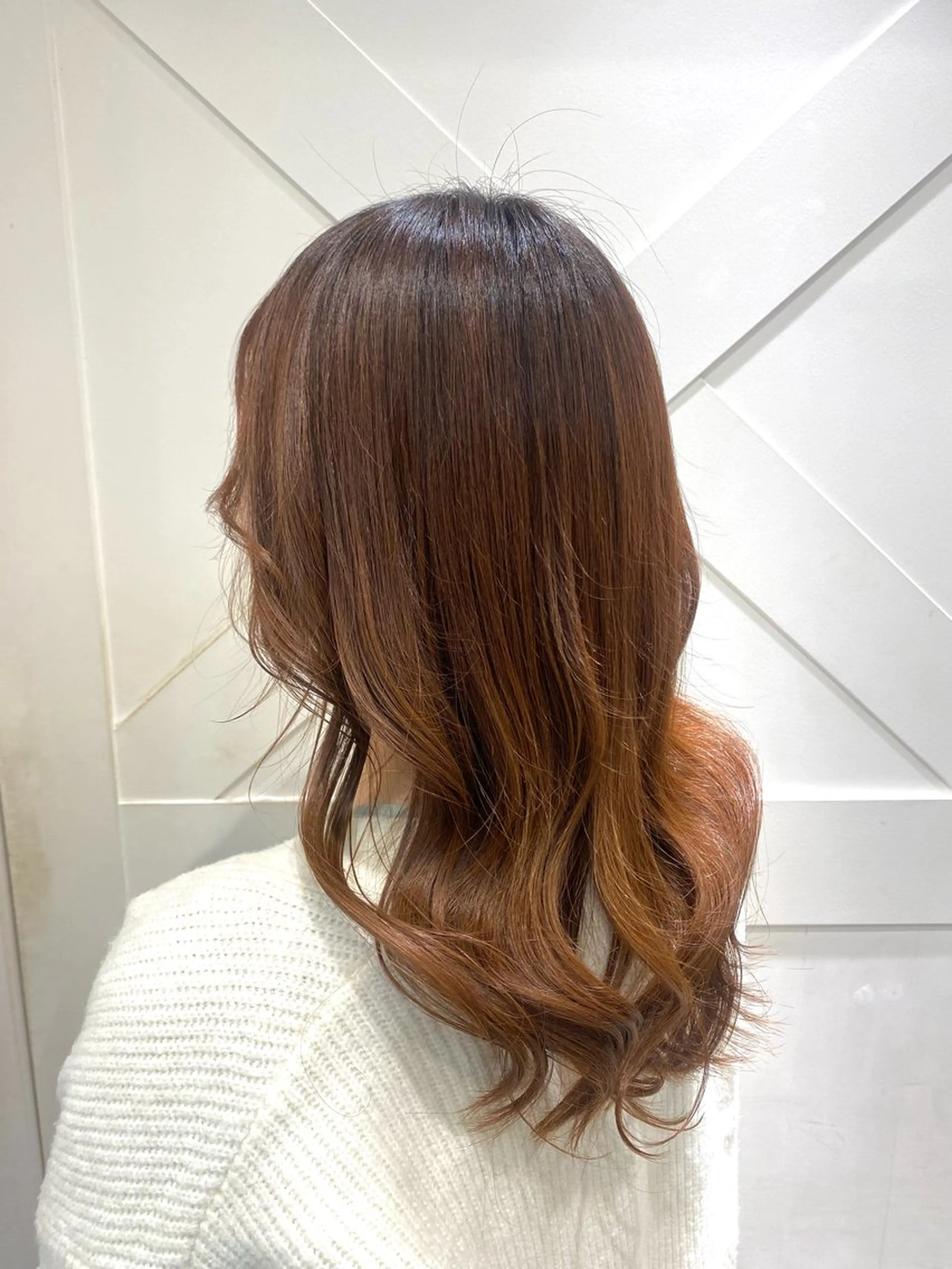 ロング カラー ヘアセット 💙mai🫧 縮毛矯正・ハイライトのヘアスタイル