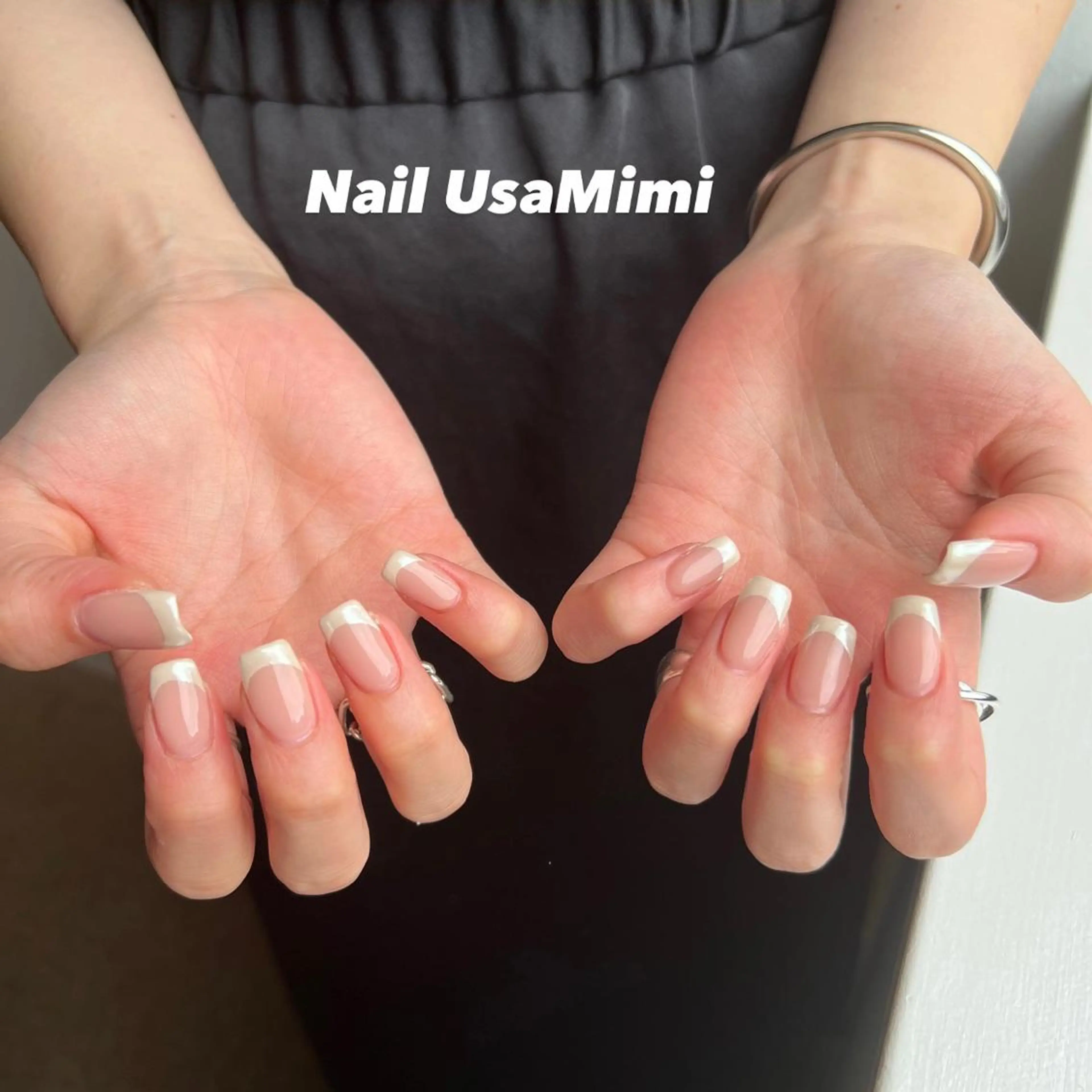 ネイル クリアネイル フットネイル ジェルネイル マグネットネイル 持ち込み 本町ネイルNail UsaMimiのネイルデザイン