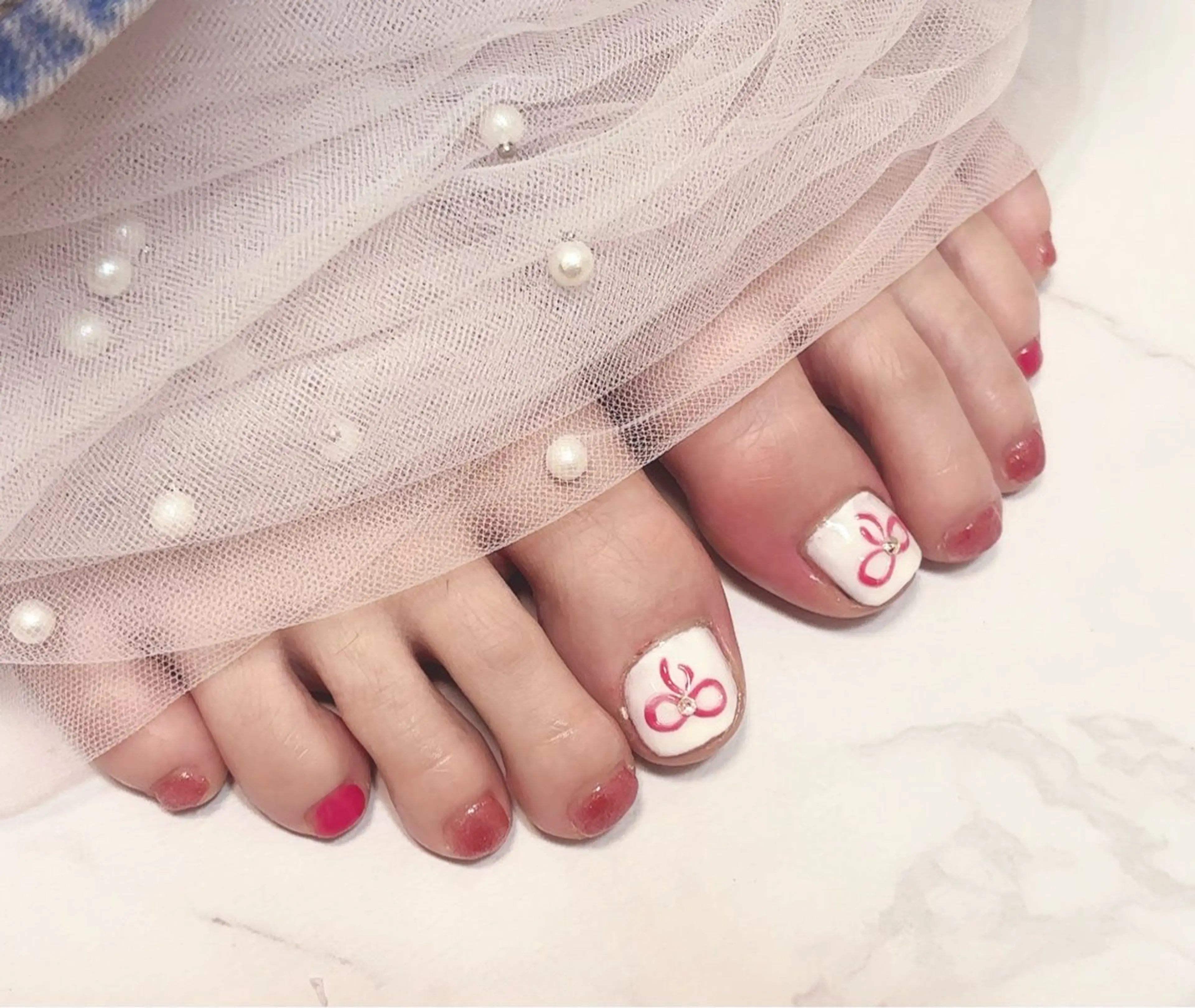 ネイル フットネイル San＆Lily madokaのネイルデザイン