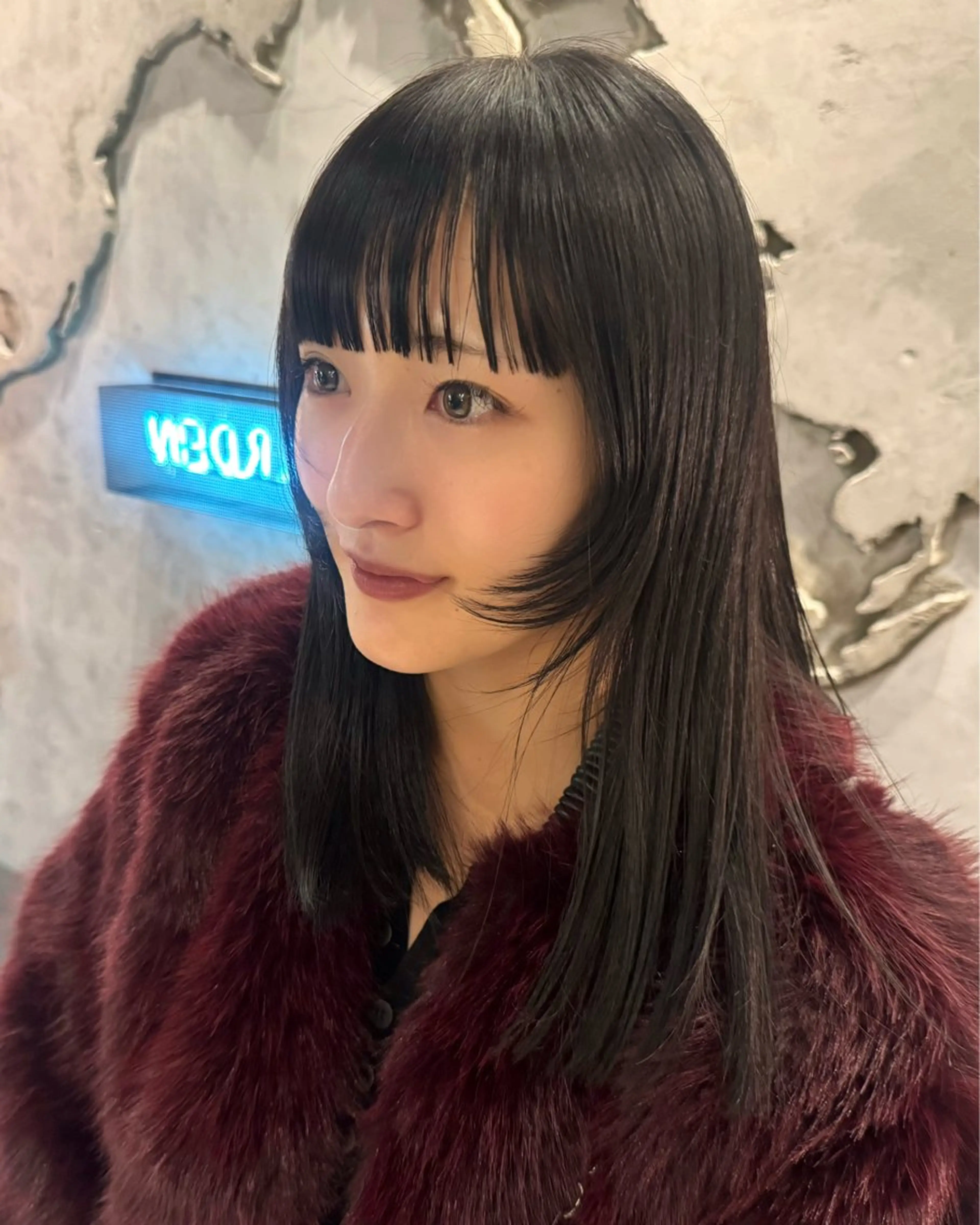 セミロング カラー カット ヘアカラー トリートメント レイヤー🩰顔まわり /透明感/kanaのヘアスタイル