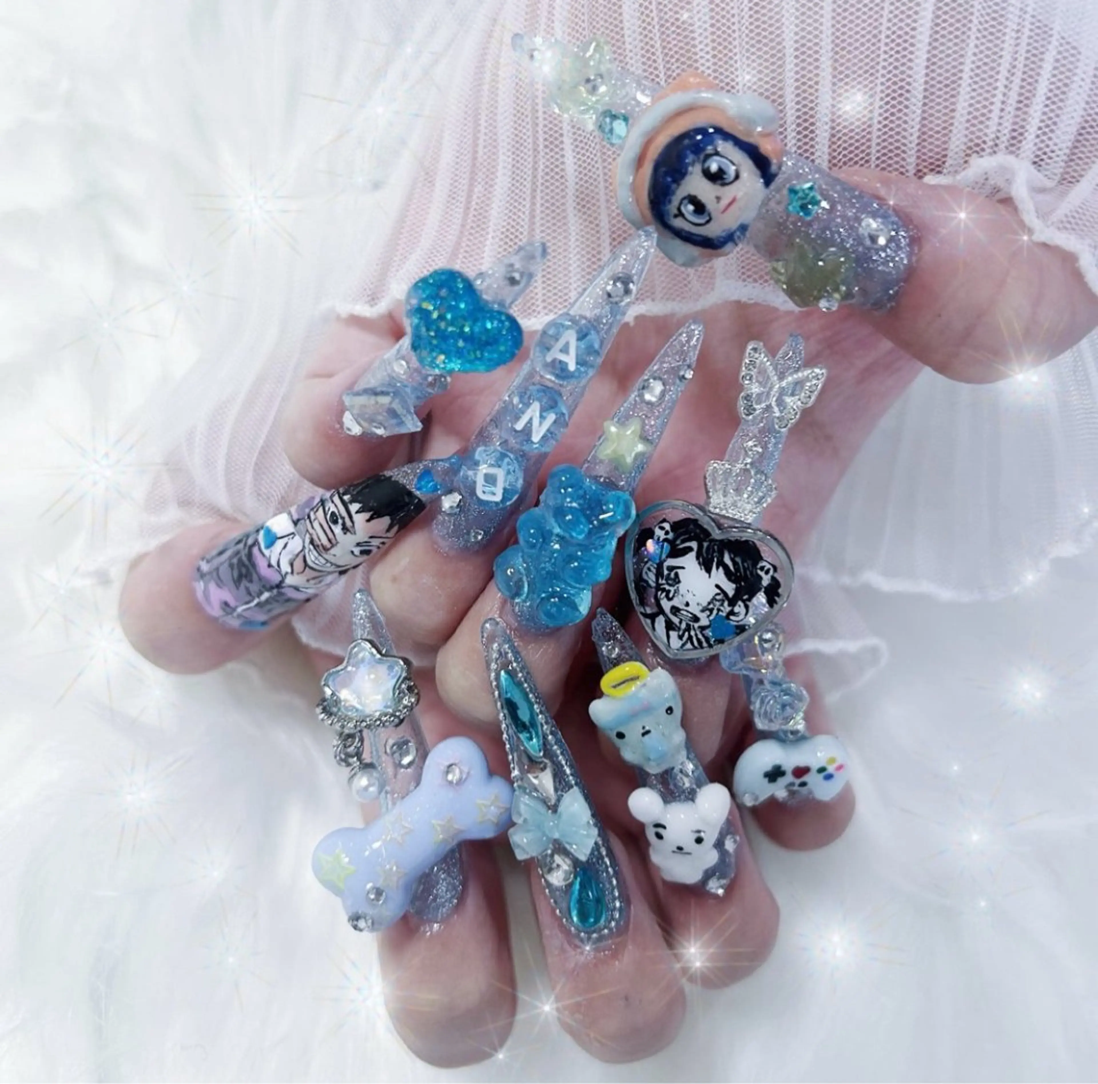 【痛ネイル】推しキャラを手元に！痛ネイルメニュー★の写真