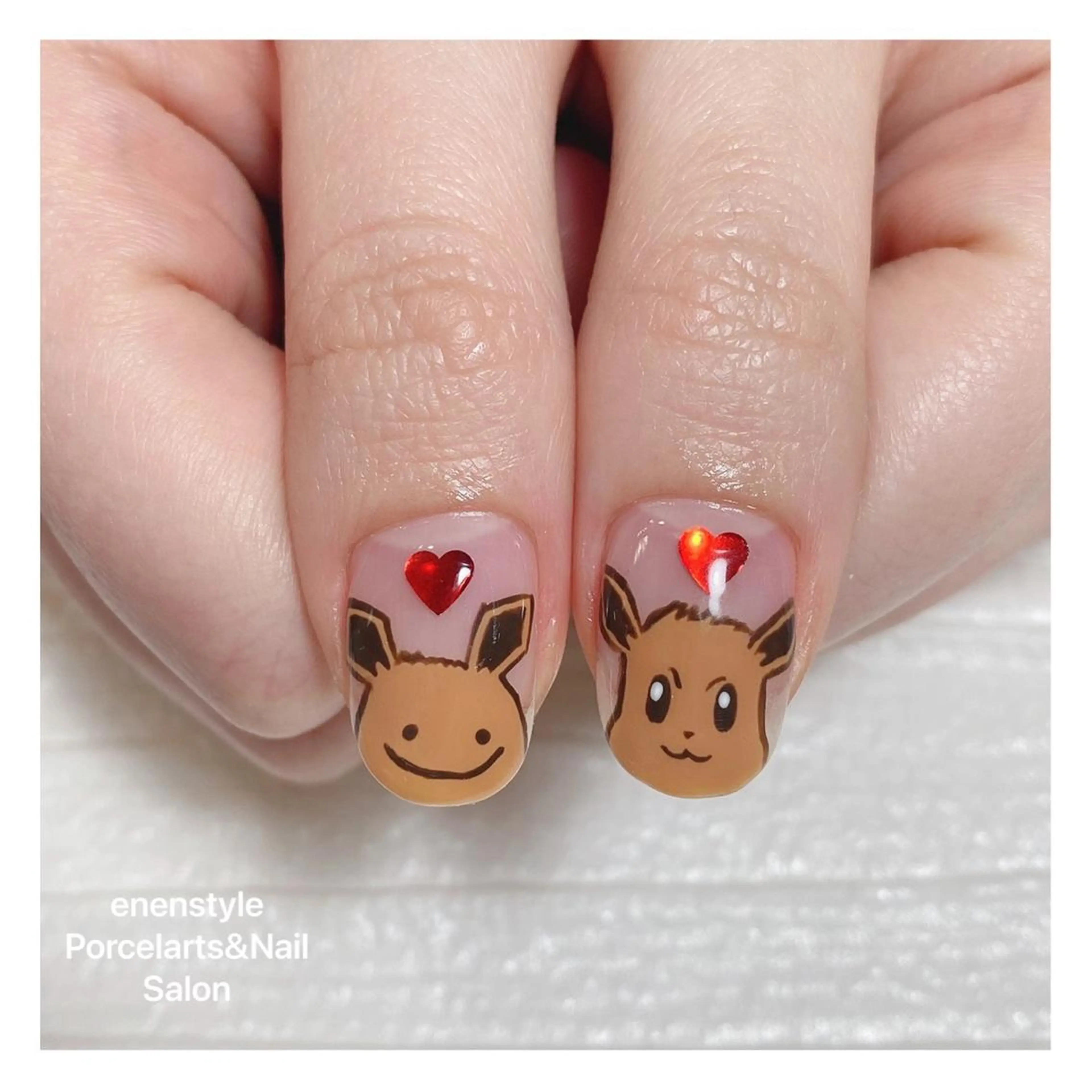 ショート ネイル ハンドネイル 👑enen style👑のネイルデザイン