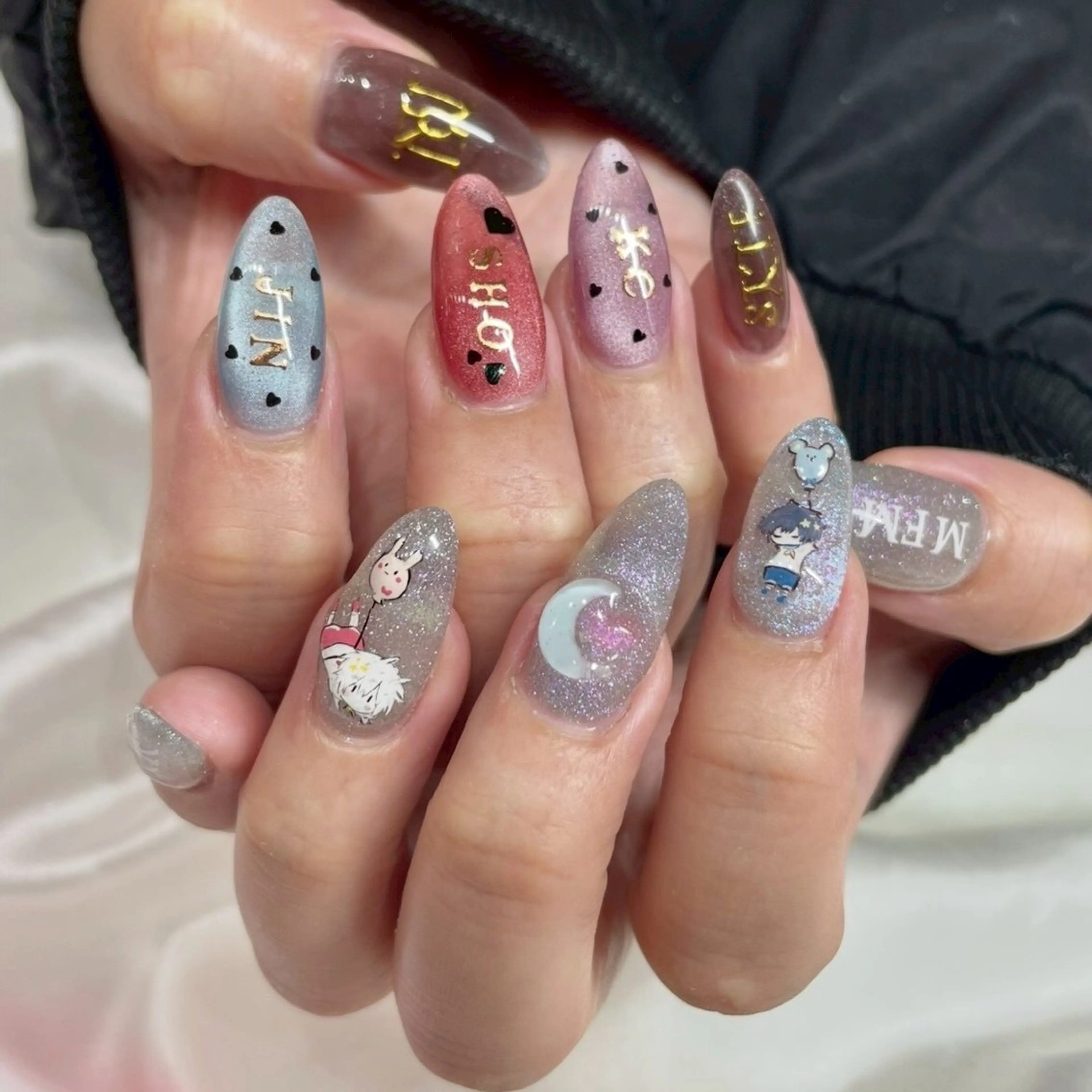 ミディアム ハンドネイル Ashliy大宮♡ アシュリーのネイルデザイン