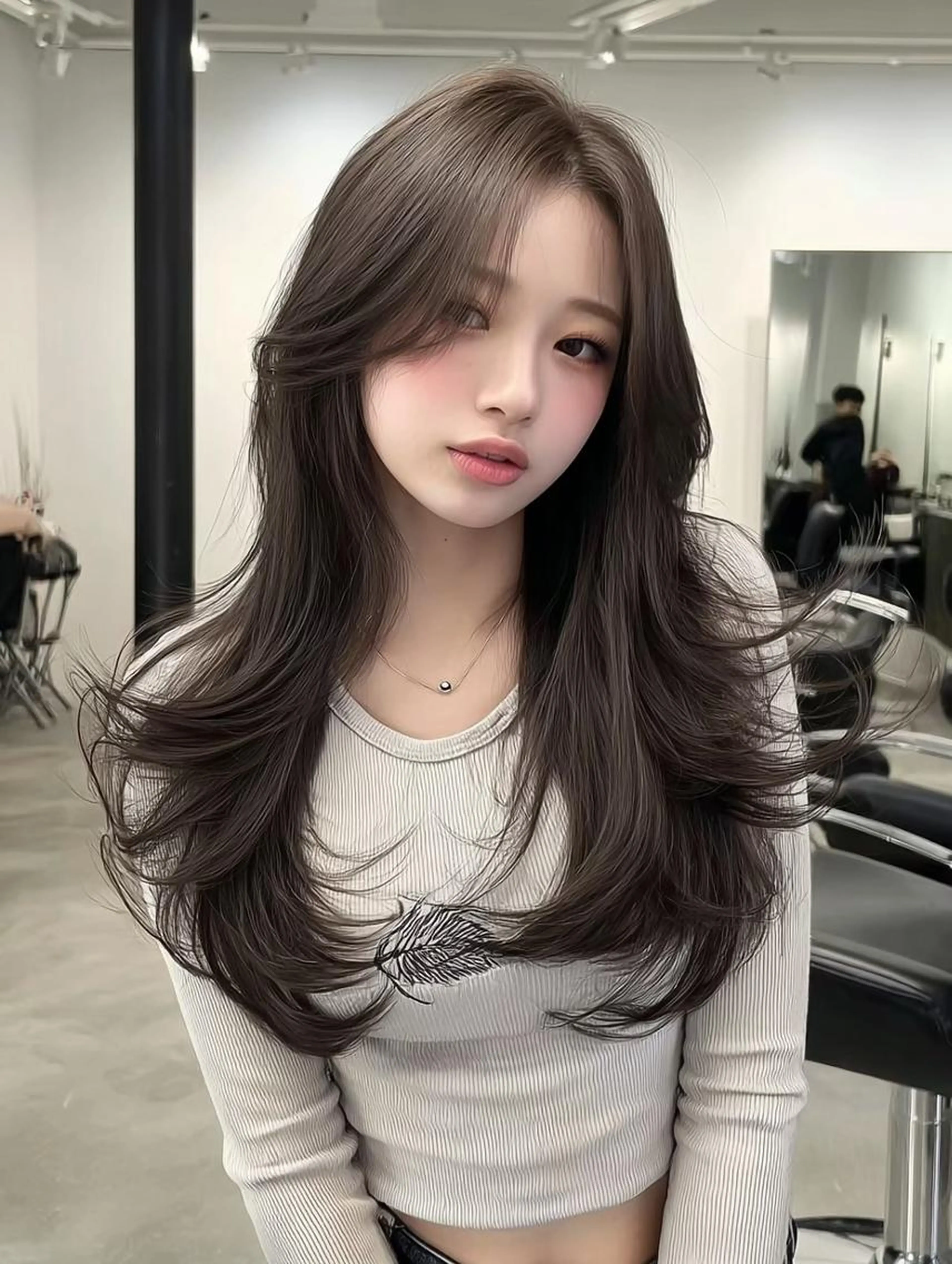 ✨可愛いのにちゃんと綺麗✨カット➕カラー➕トリートメント☘️の写真